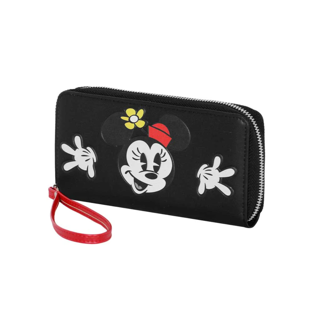 Disney Minnie Mouse Face Wallet mehrfarbig Kartenetui und Geldbörse mit vielen Fächern