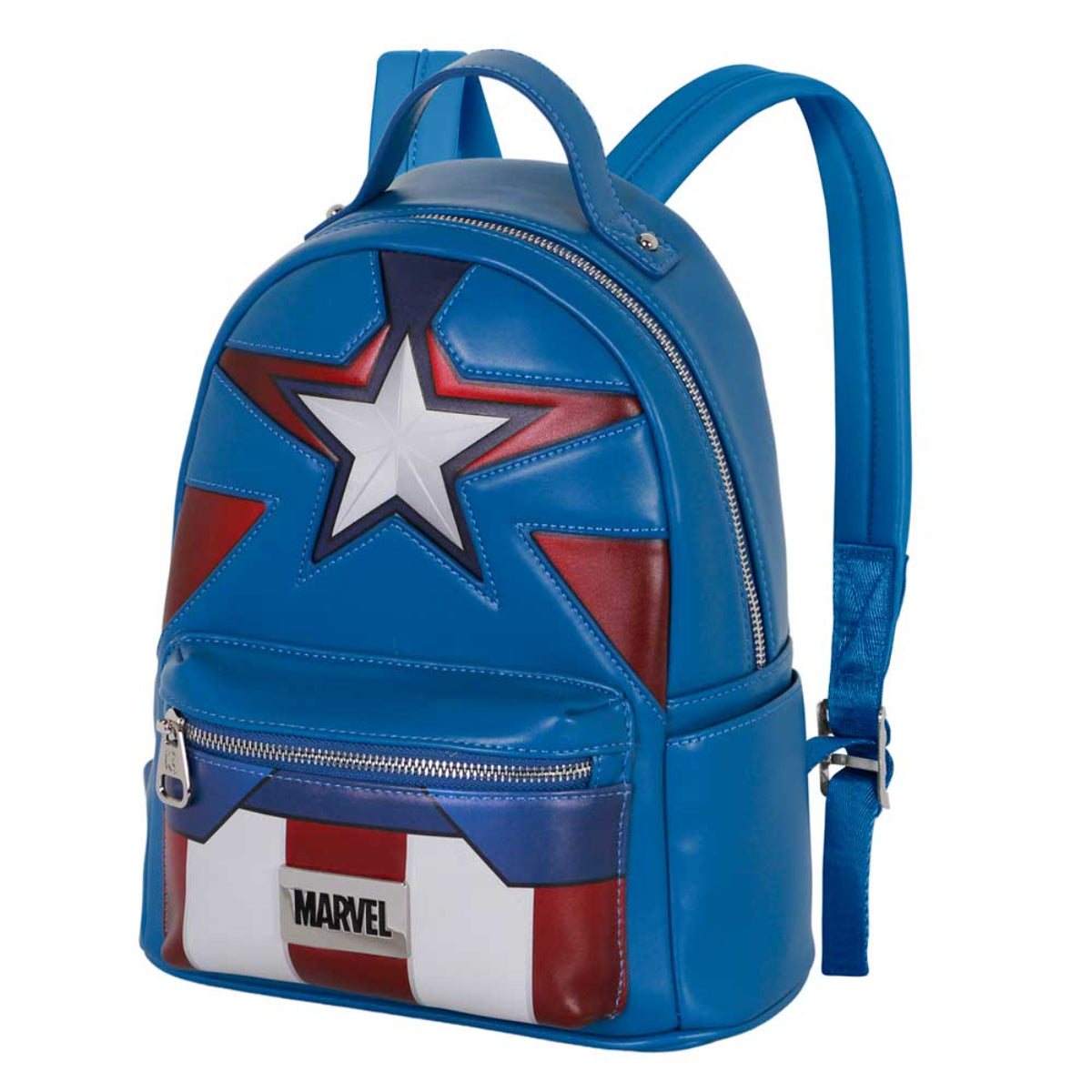 Marvel Captain America Schulrucksack Urban Backpack mit Frontfach Seitenfächern