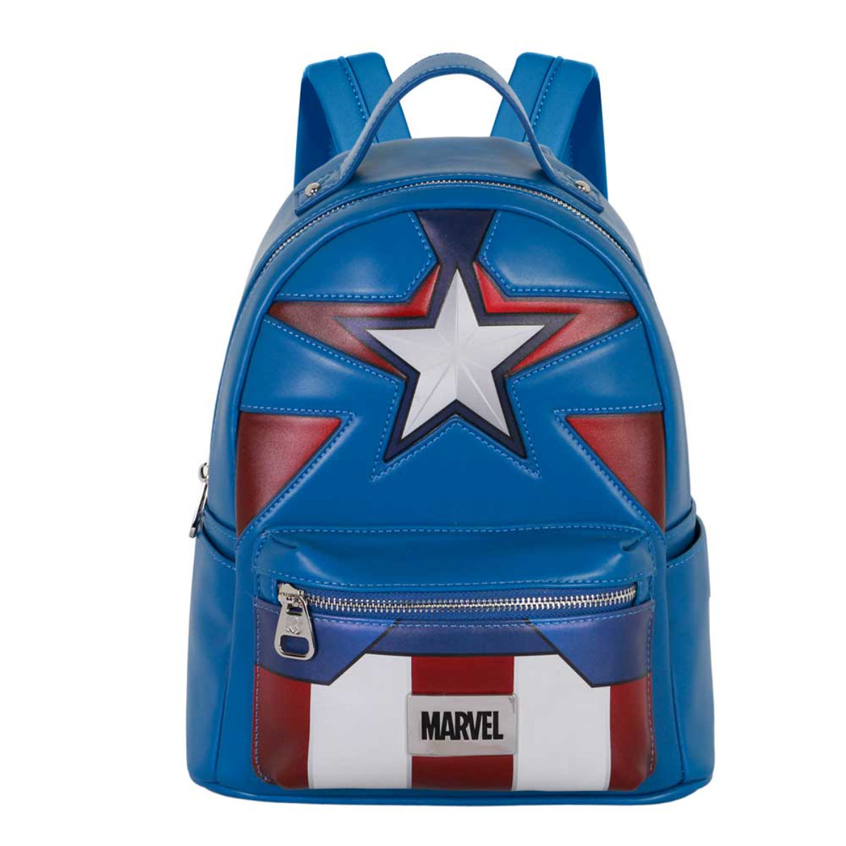 Marvel Captain America Schulrucksack Urban Backpack mit Frontfach Seitenfächern