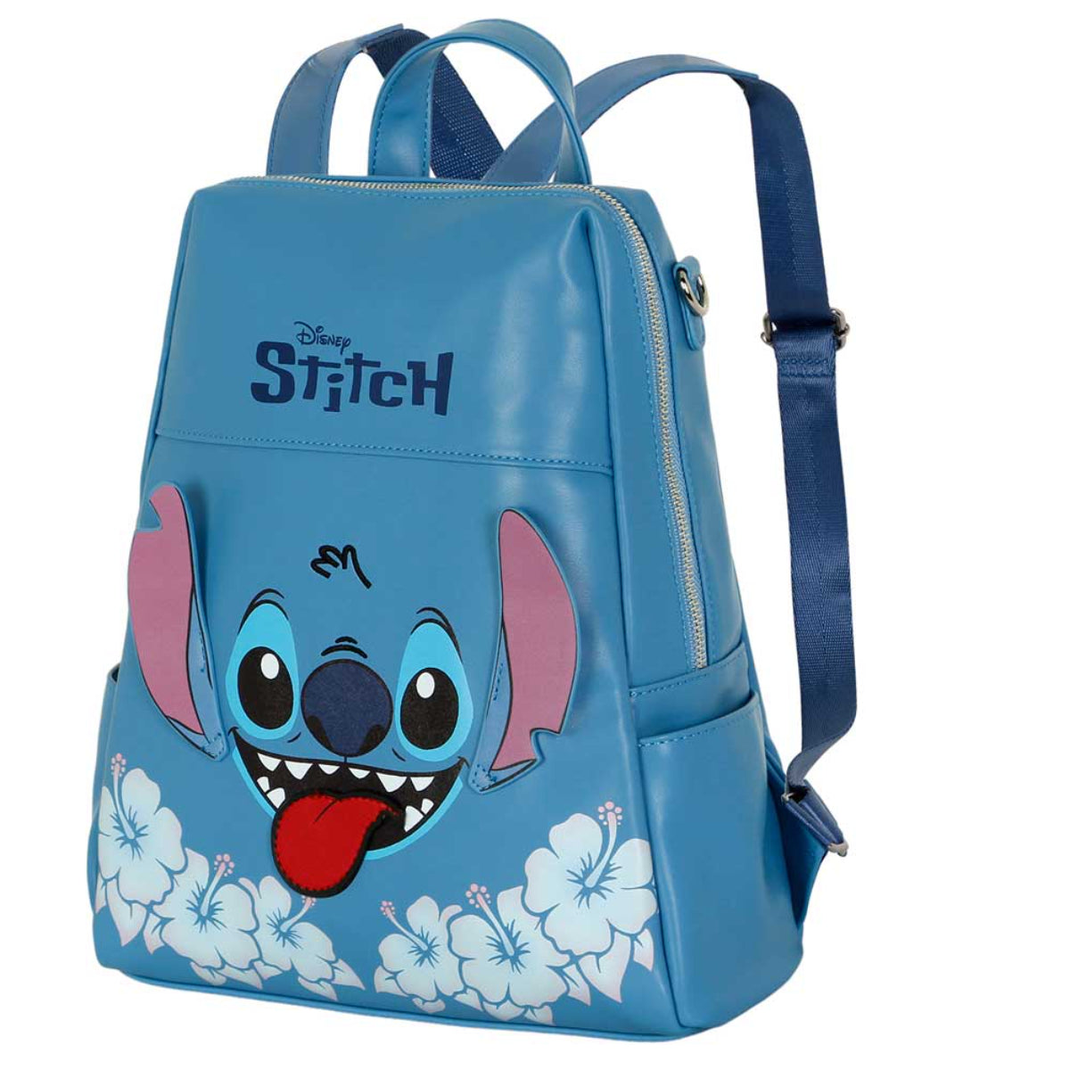 Disney Lilo and Stitch Kinder Rucksack Blau mit Seitenfächern und Schultergurt
