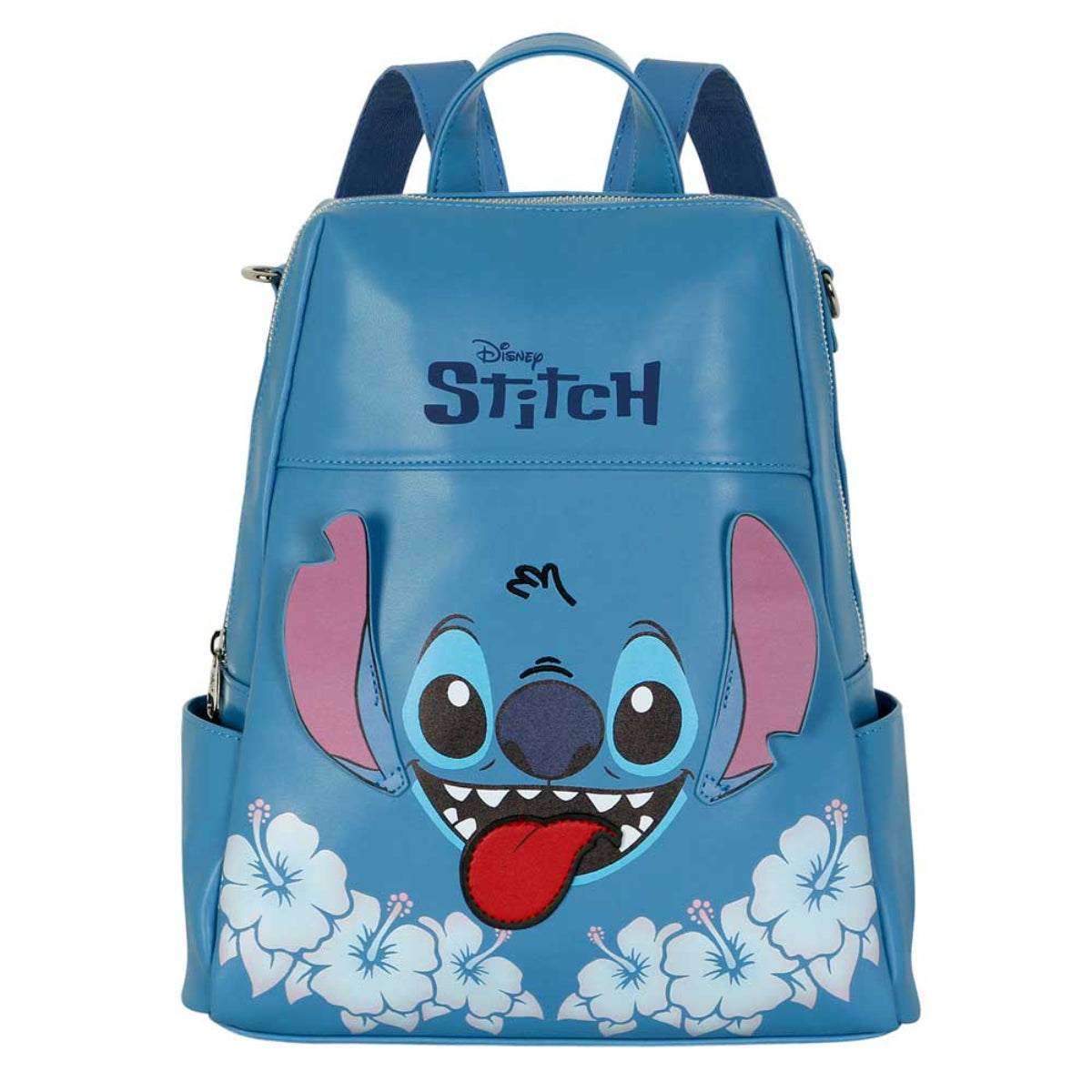 Disney Lilo and Stitch Kinder Rucksack Blau mit Seitenfächern und Schultergurt