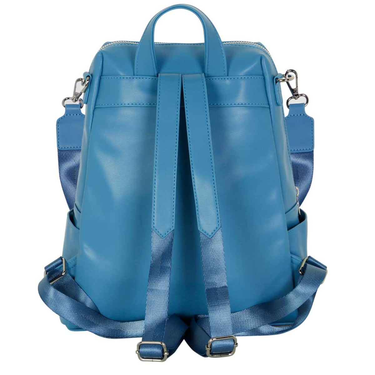 Disney Lilo and Stitch Kinder Rucksack Blau mit Seitenfächern und Schultergurt