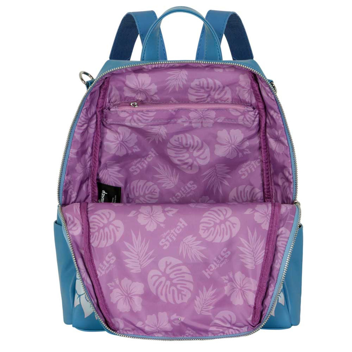 Disney Lilo and Stitch Kinder Rucksack Blau mit Seitenfächern und Schultergurt