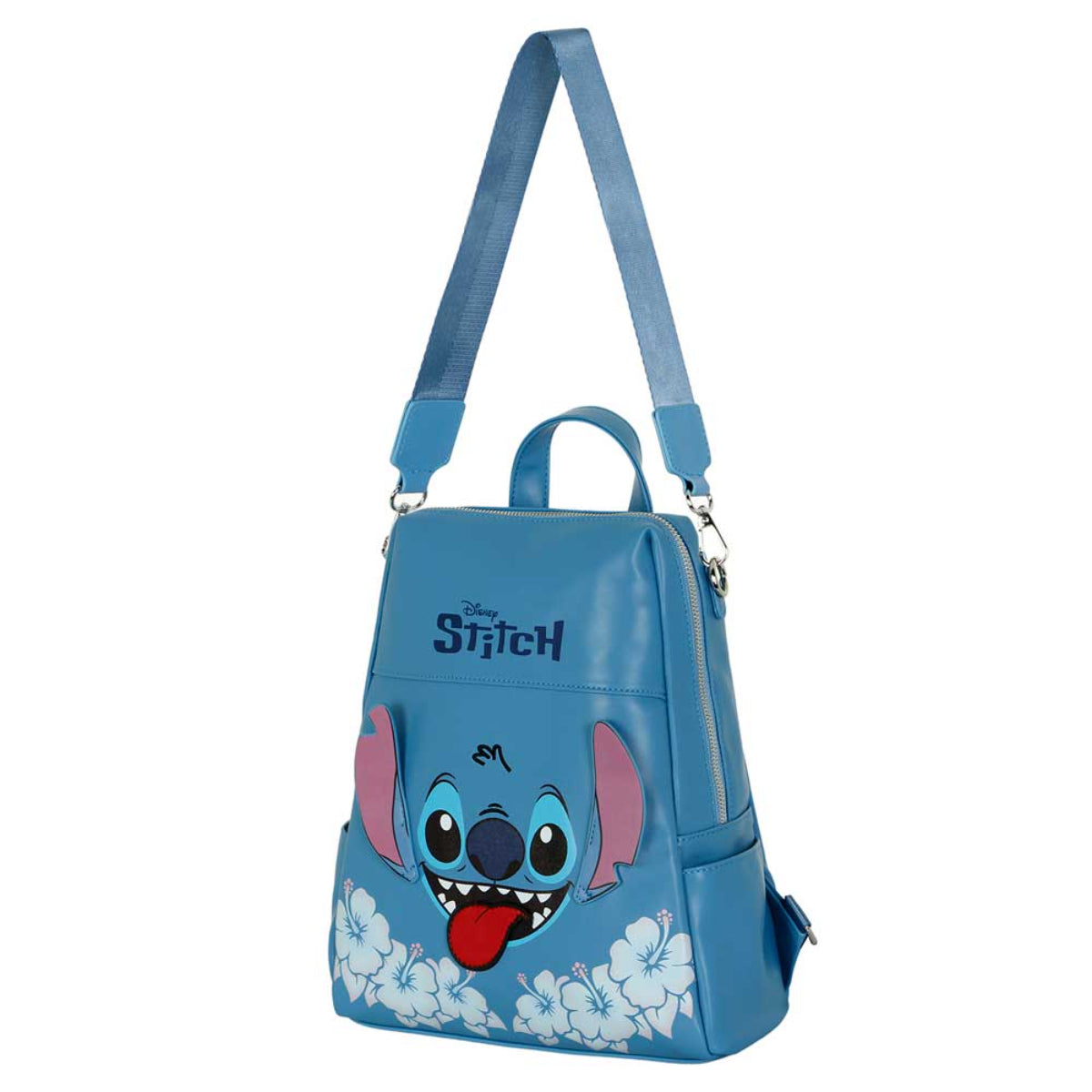 Disney Lilo and Stitch Kinder Rucksack Blau mit Seitenfächern und Schultergurt