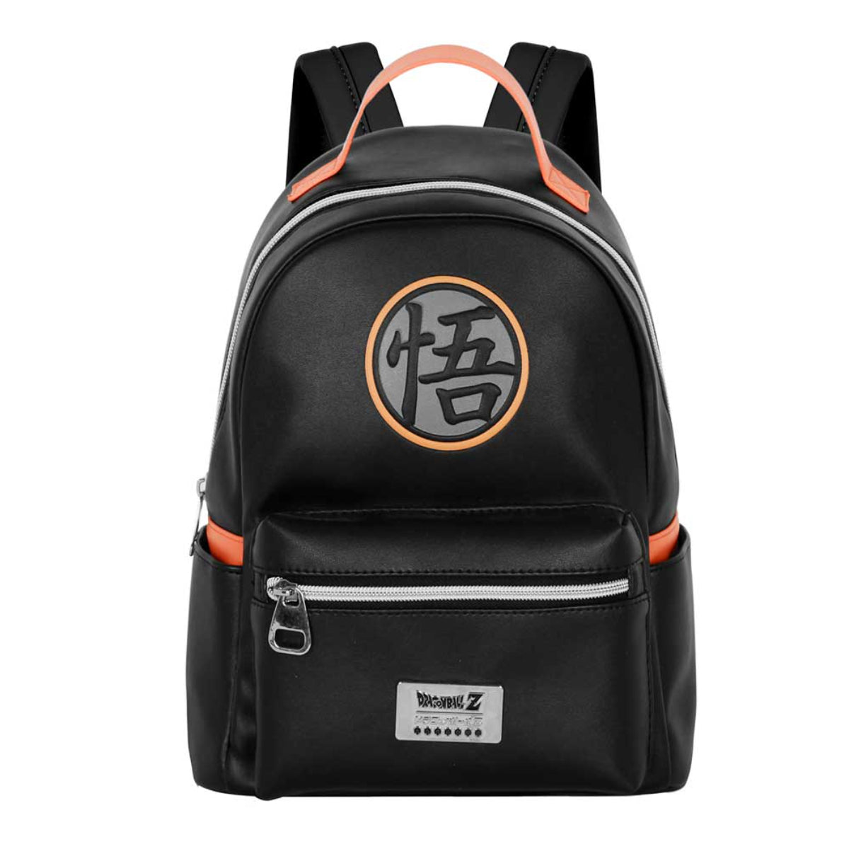 Dragon Ball Z Heady Backpack Schwarz Rucksack mit Frontfach Seitenfächern