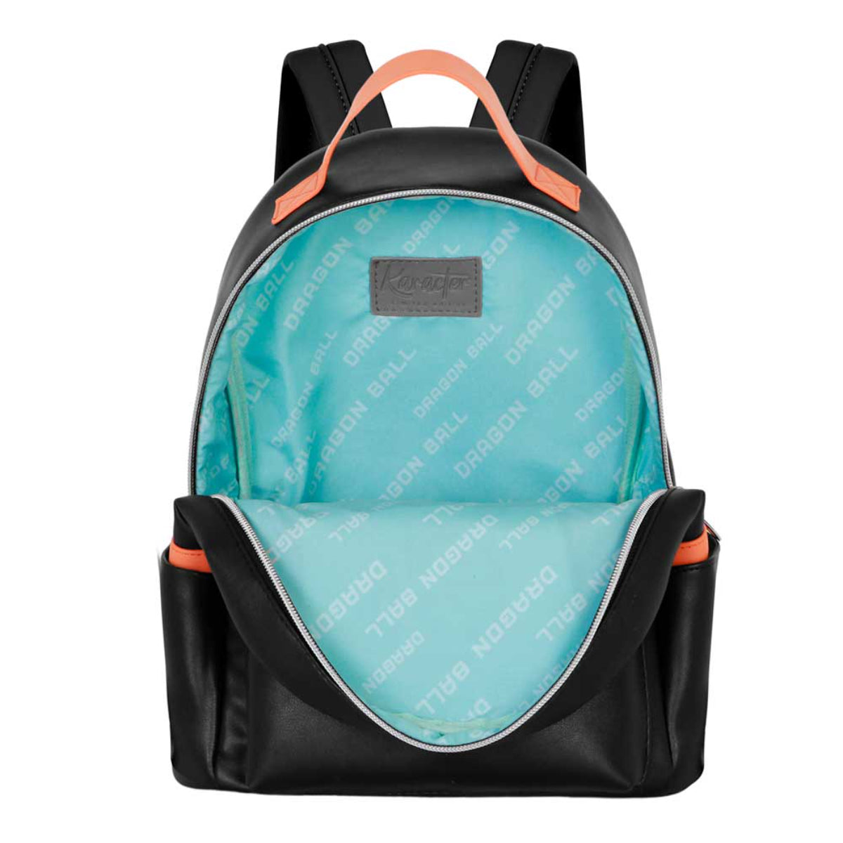 Dragon Ball Z Heady Backpack Schwarz Rucksack mit Frontfach Seitenfächern