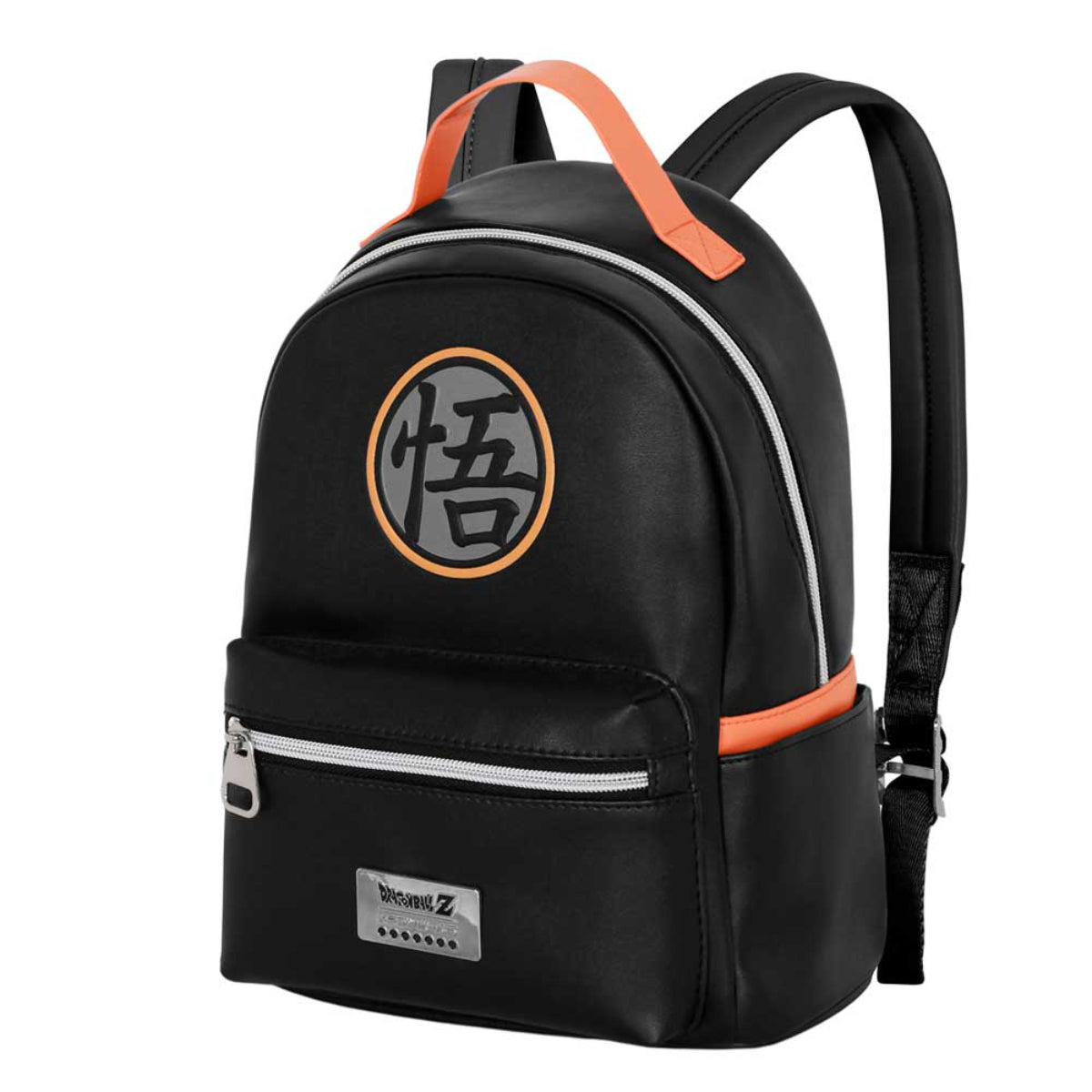Dragon Ball Z Heady Backpack Schwarz Rucksack mit Frontfach Seitenfächern