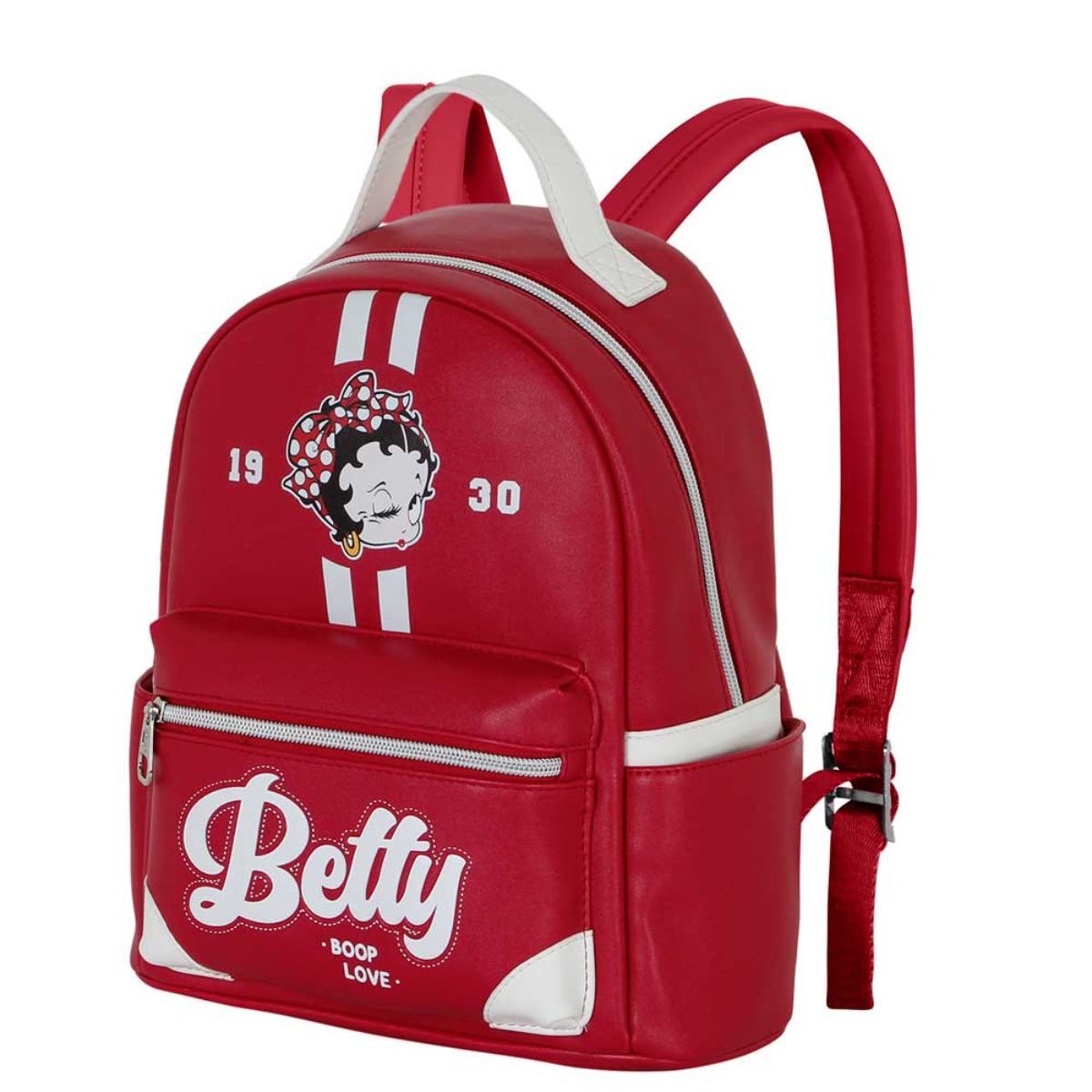 Betty Boop Varsity Rucksack Burgunderrot Heady Backpack Schule Freizeit Alltag