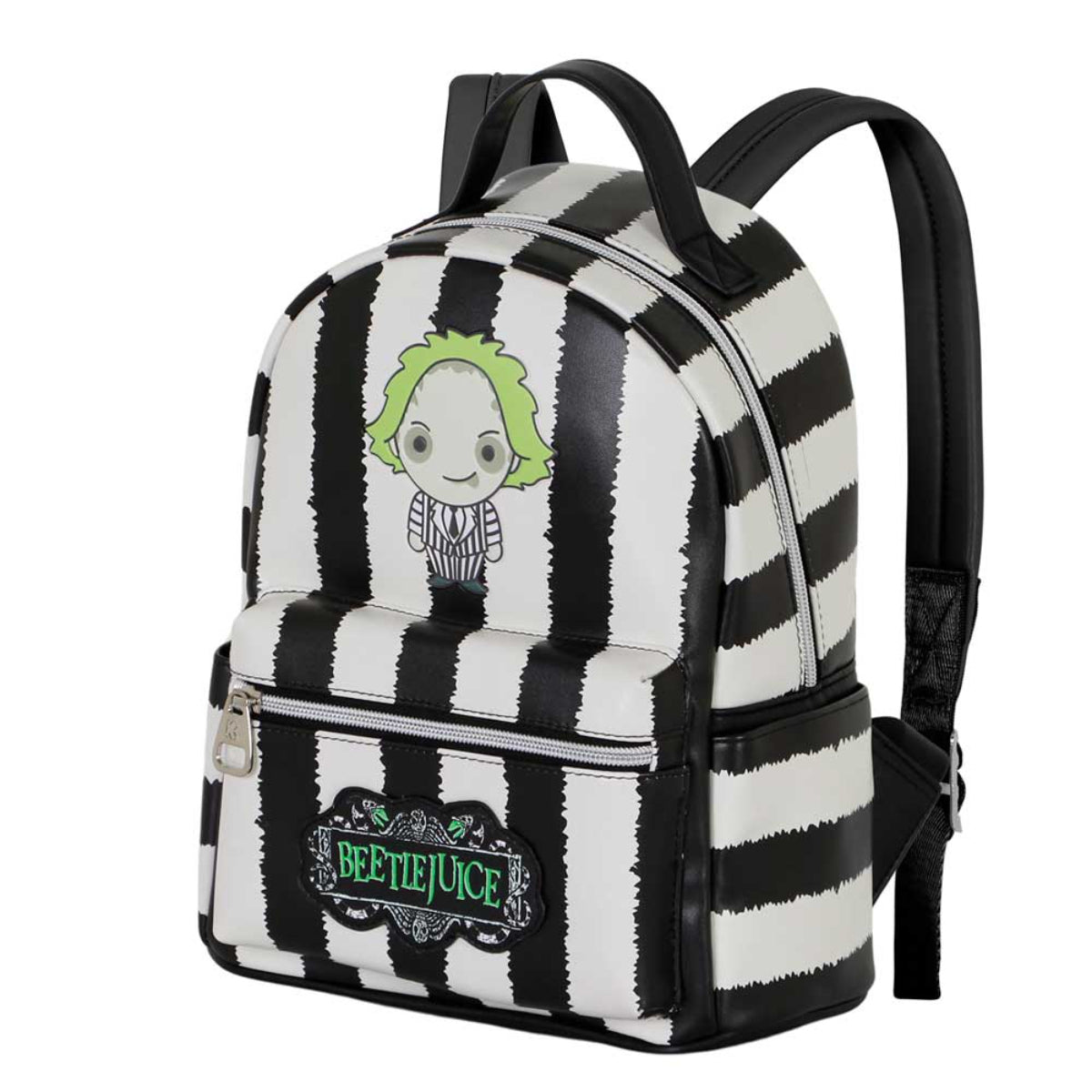 Beetlejuice Freizeitrucksack Tasche mit Innenfach Reißverschluss Seitenfächern