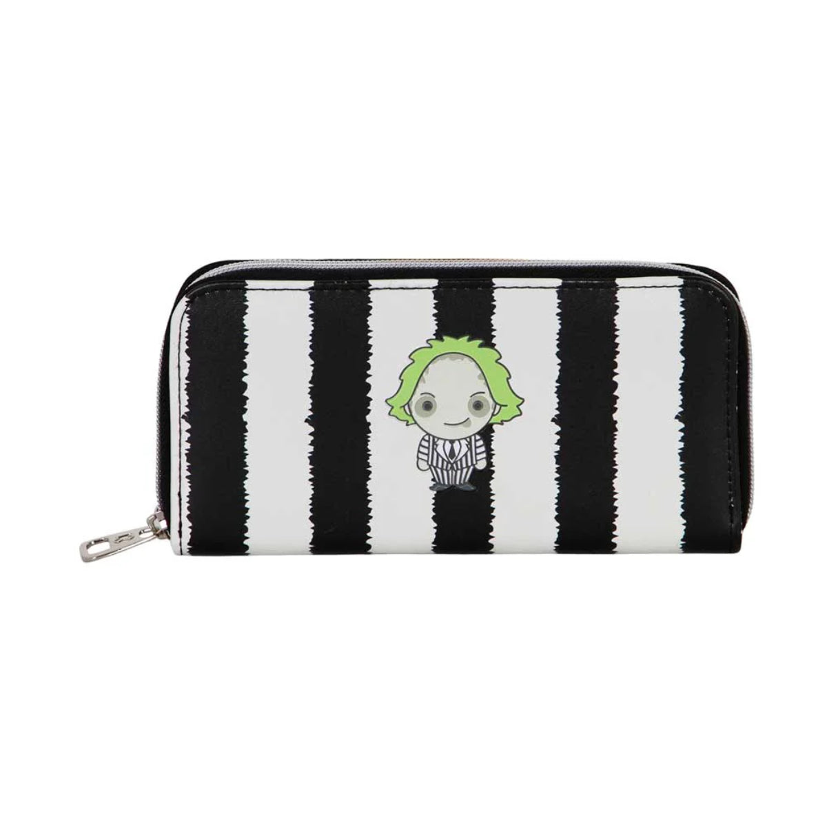 Beetlejuice Stripes Wallet weiß Kartenetui und Geldbörse mit vielen Fächern