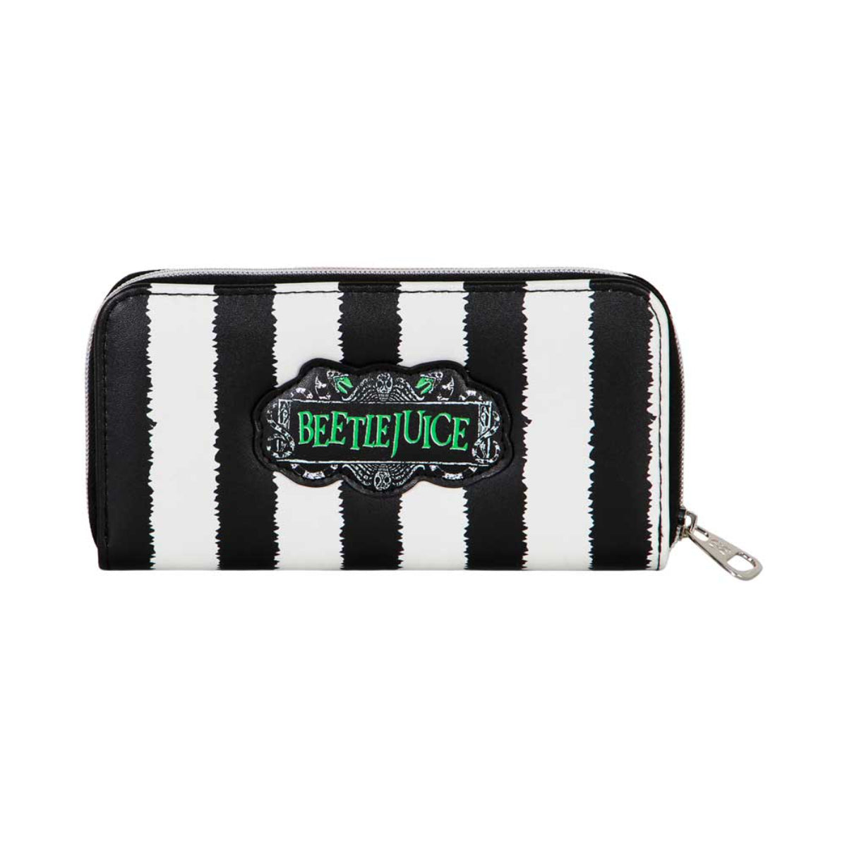 Beetlejuice Stripes Wallet weiß Kartenetui und Geldbörse mit vielen Fächern