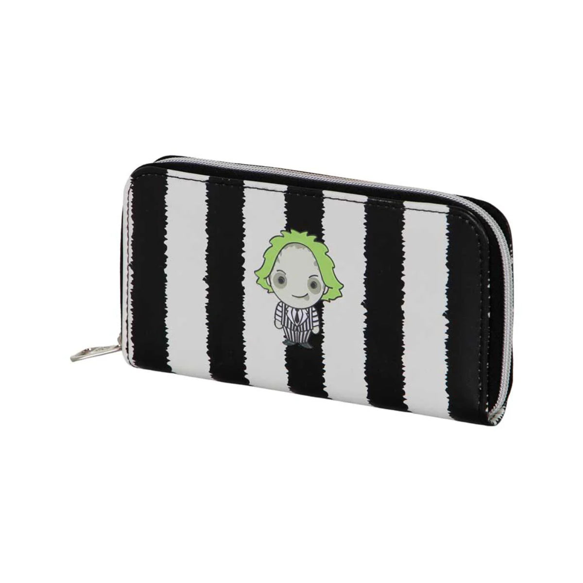 Beetlejuice Stripes Wallet weiß Kartenetui und Geldbörse mit vielen Fächern