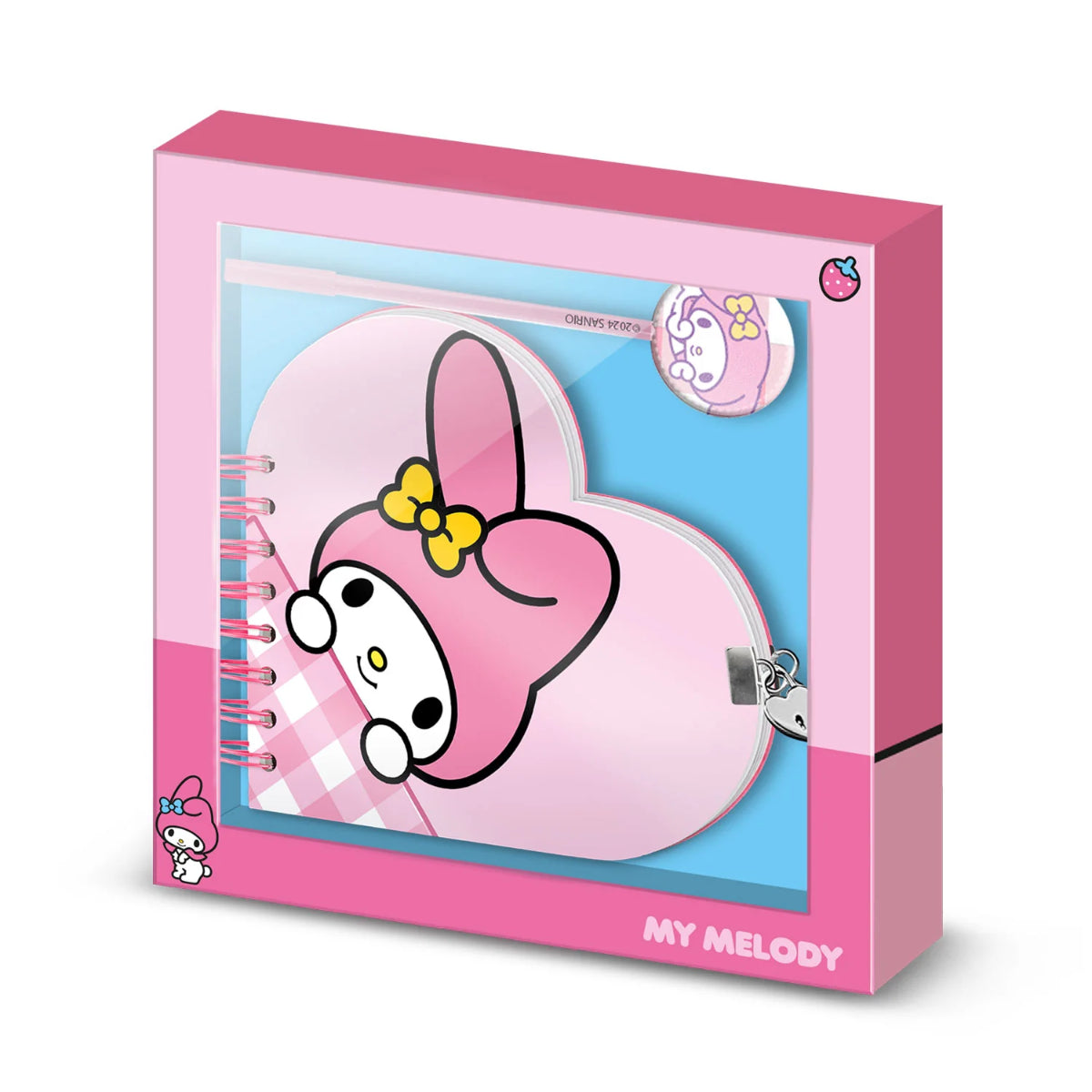 Hello Kitty Tagebuch Set für Kinder mit Stift Schloss und Schlüssel