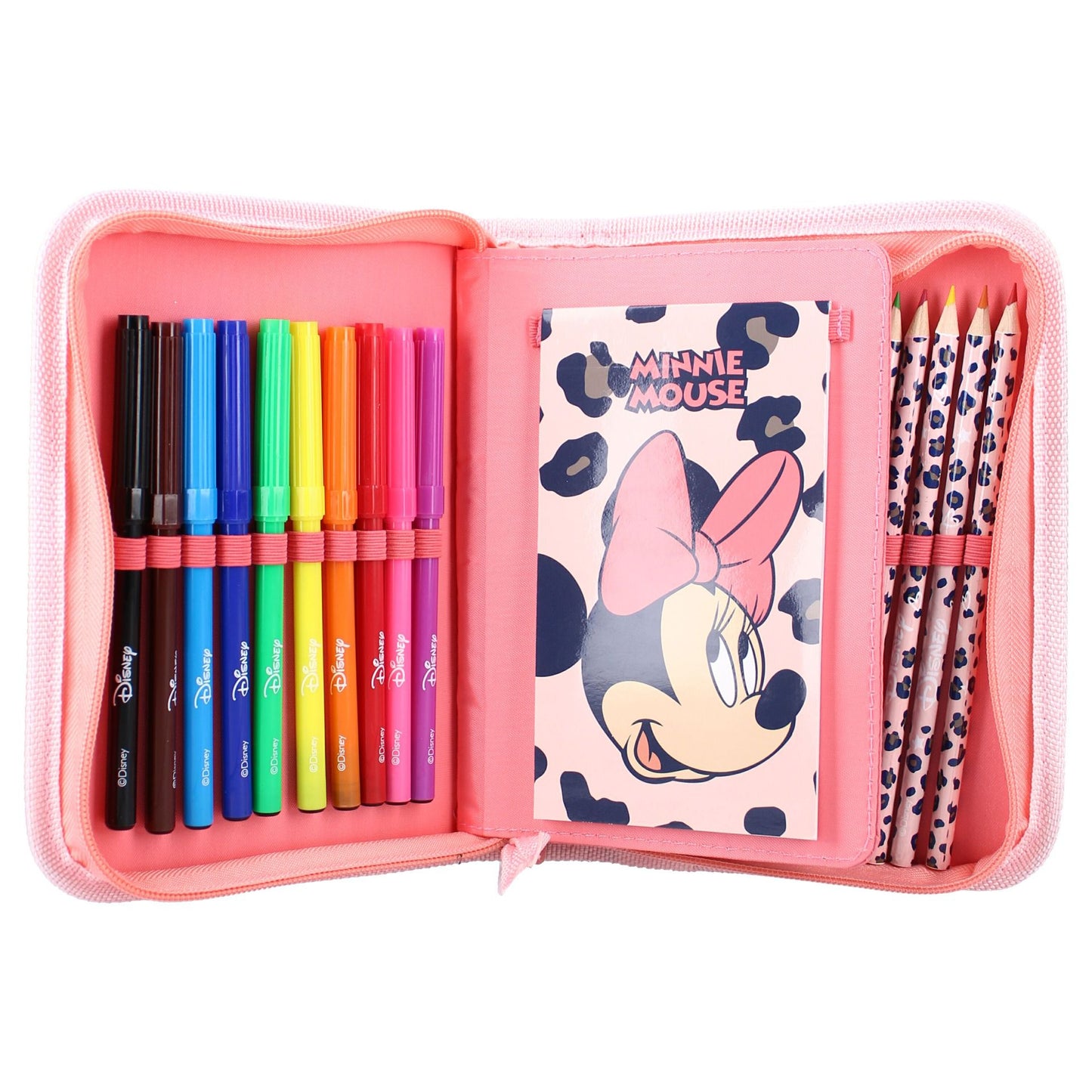 Minnie Mouse Gefüllte Federmappe Etui Komplettes Schreibset für Kinder