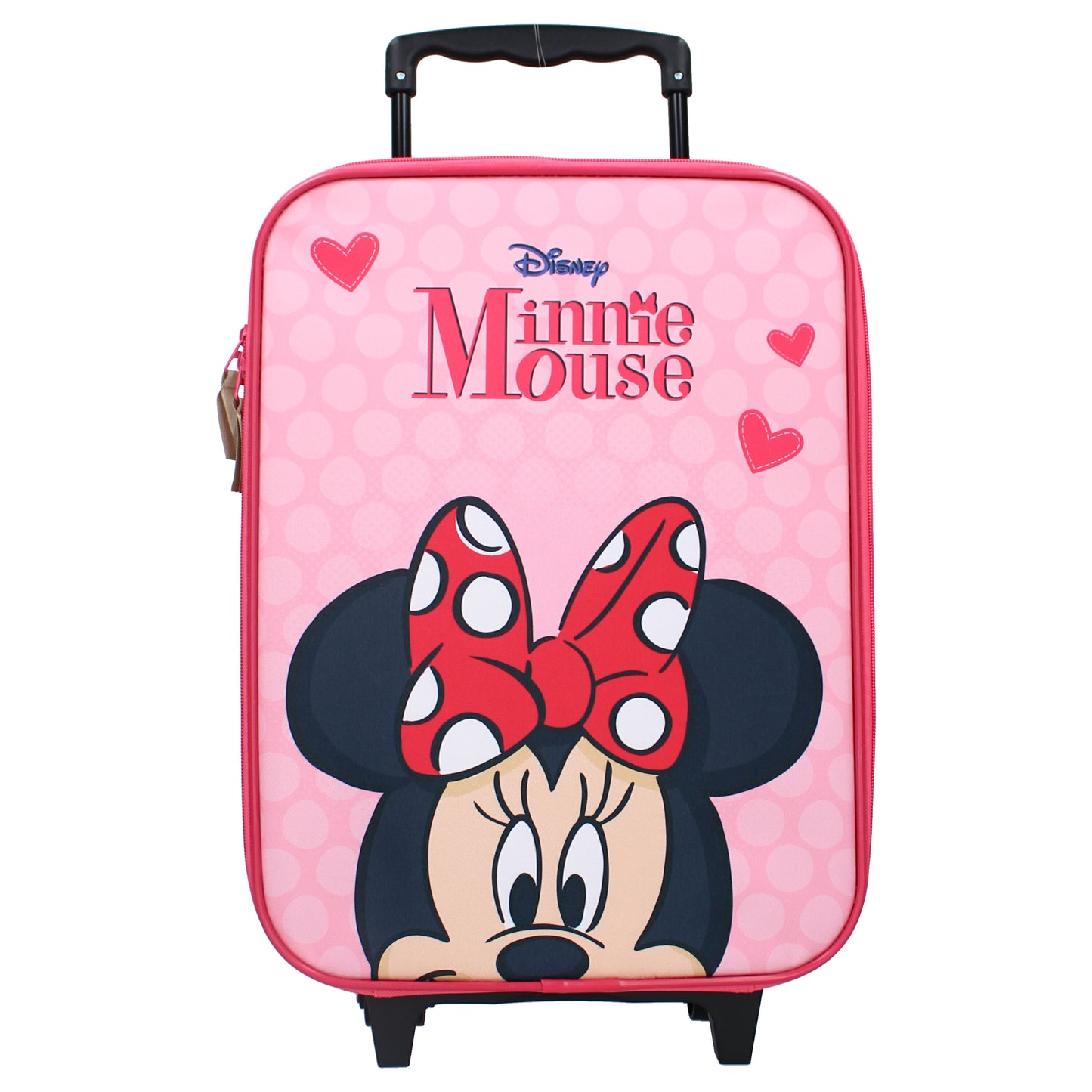 Disney Minnie Mouse Kinderkoffer Trolley mit 2 Rollen und geräumigem Hauptfach
