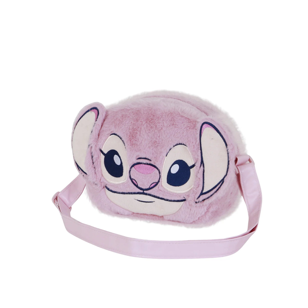 Disney Lilo and Stitch Angel Crossbody Bag Rosa Mini Schultertasche Plüsch