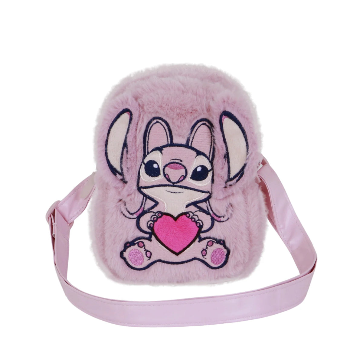 Disney Lilo and Stitch Angel Umhängetasche Rosa Plüsch Tasche Kinder