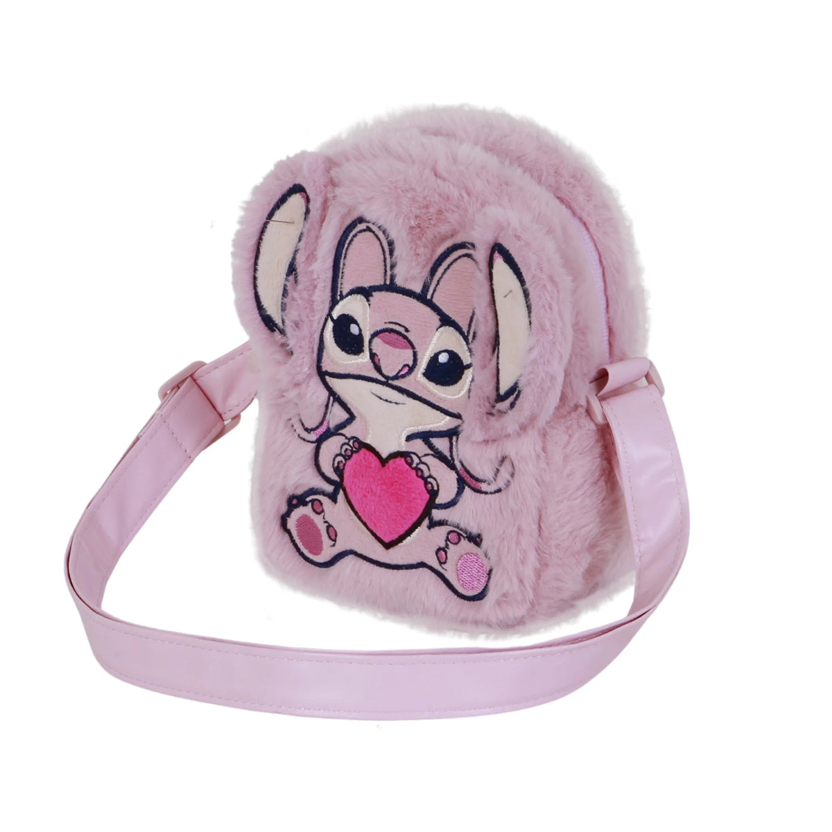 Disney Lilo and Stitch Angel Umhängetasche Rosa Plüsch Tasche Kinder