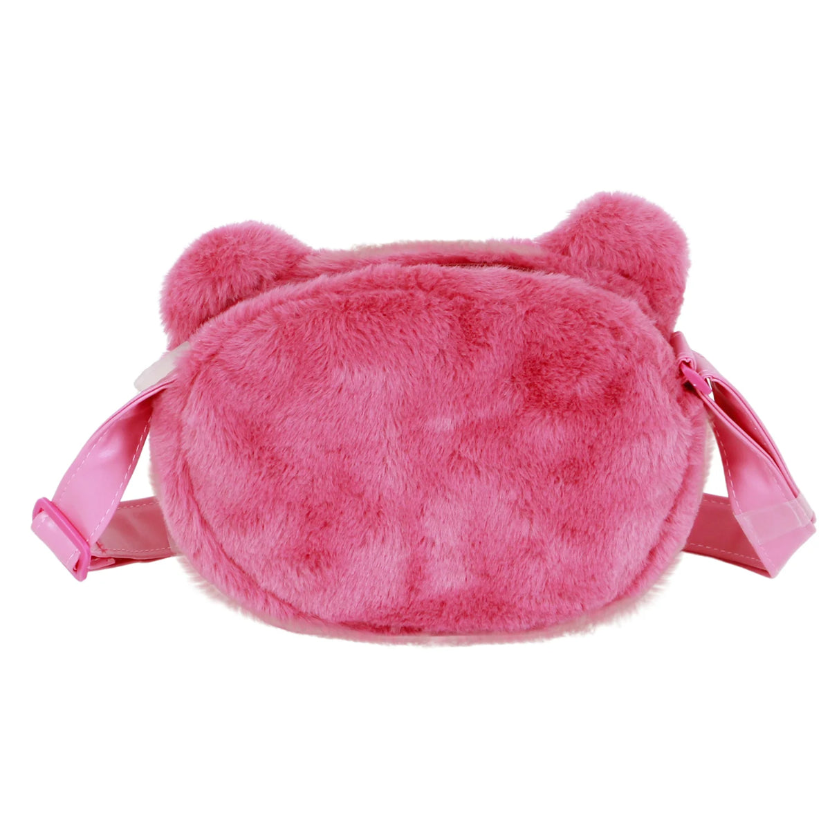 Disney Lotso Huggin Bear Crossbody Bag Rosa Mini Schultertasche Plüsch
