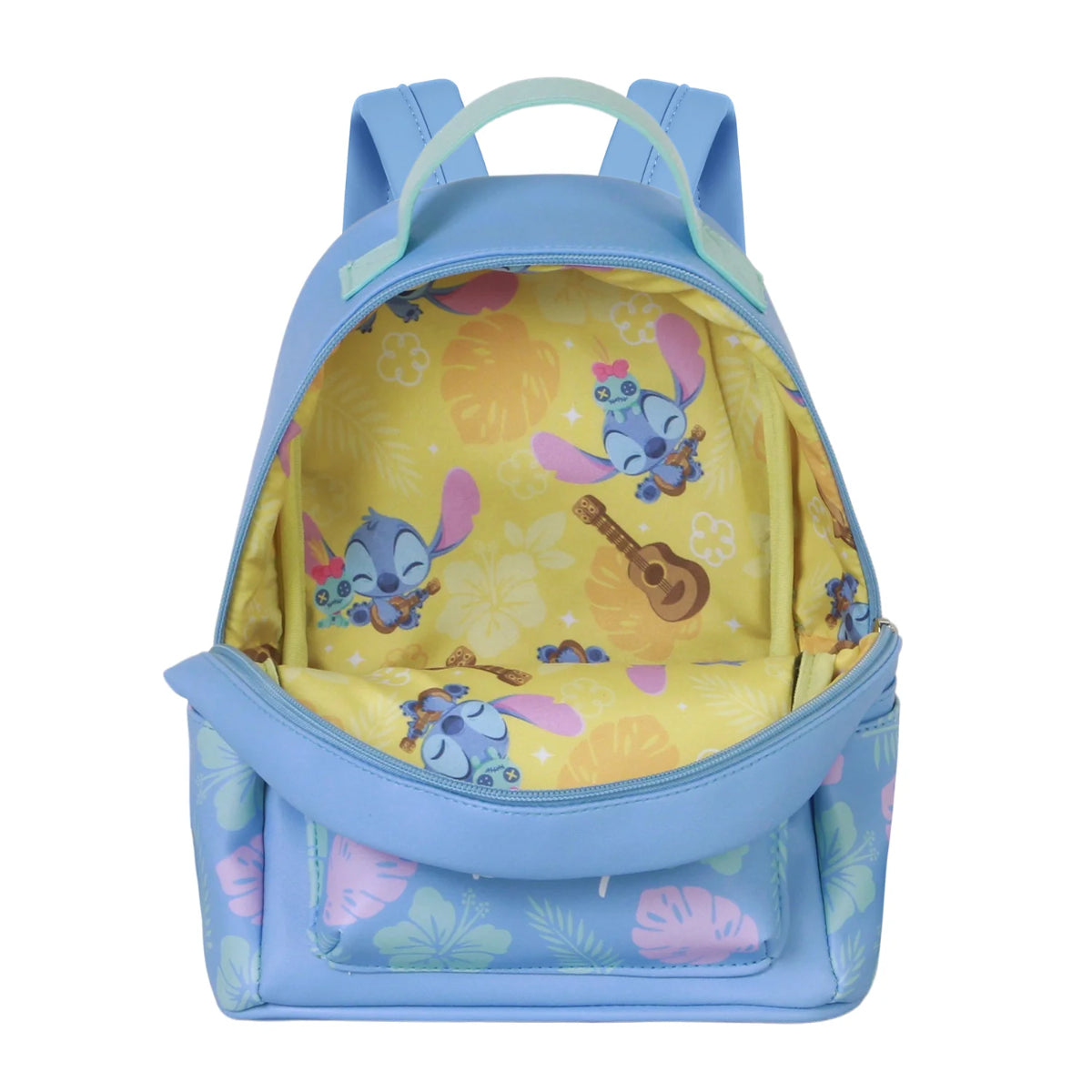 Disney Lilo and Stitch Kinder Freizeitrucksack mit Frontfach und Seitenfächern