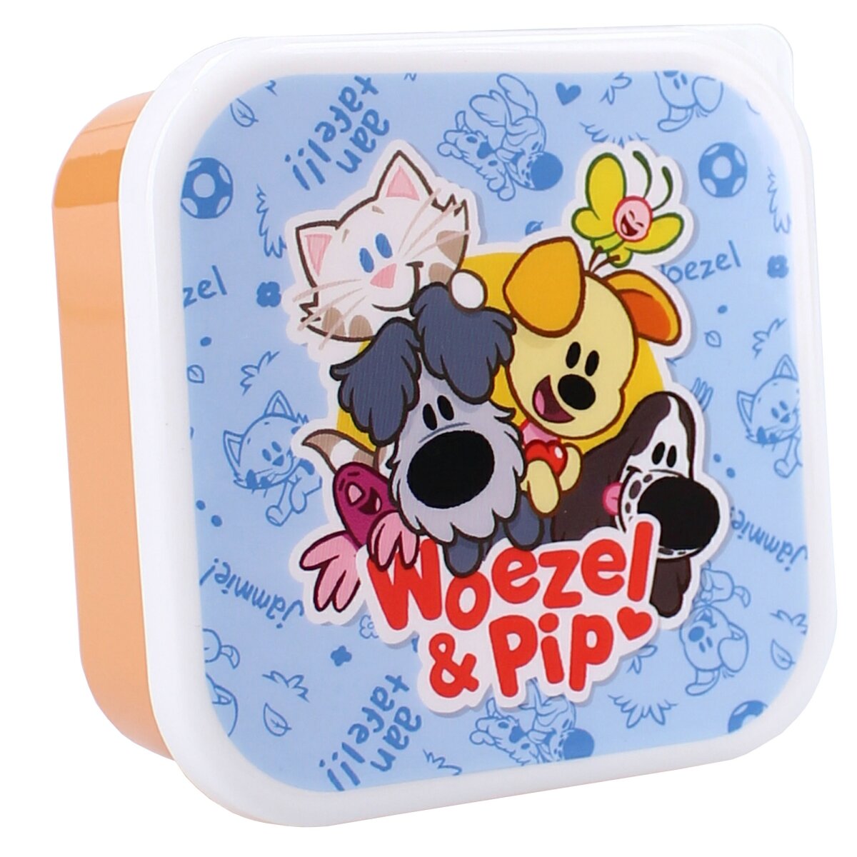 Woezel & Pip 3-in-1 Snackbox Set – Fresh Bites für die Schule und Ausflüge