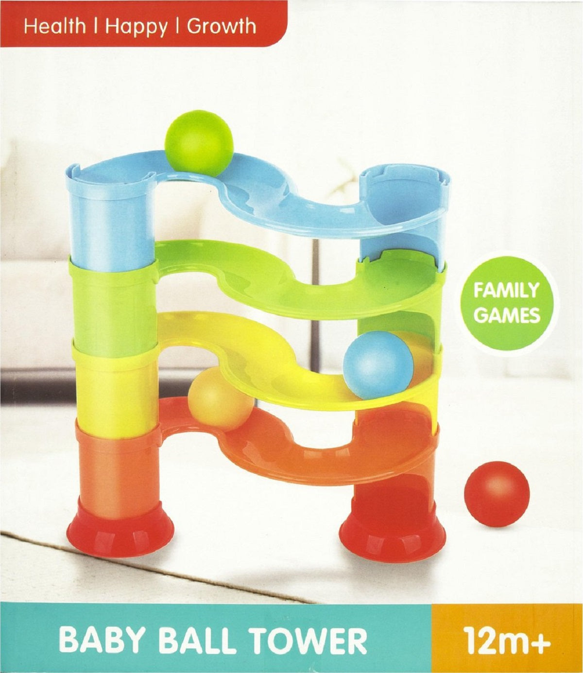 Jollity Works Kugelturm – Lernspielzeug für Babys & Kleinkinder