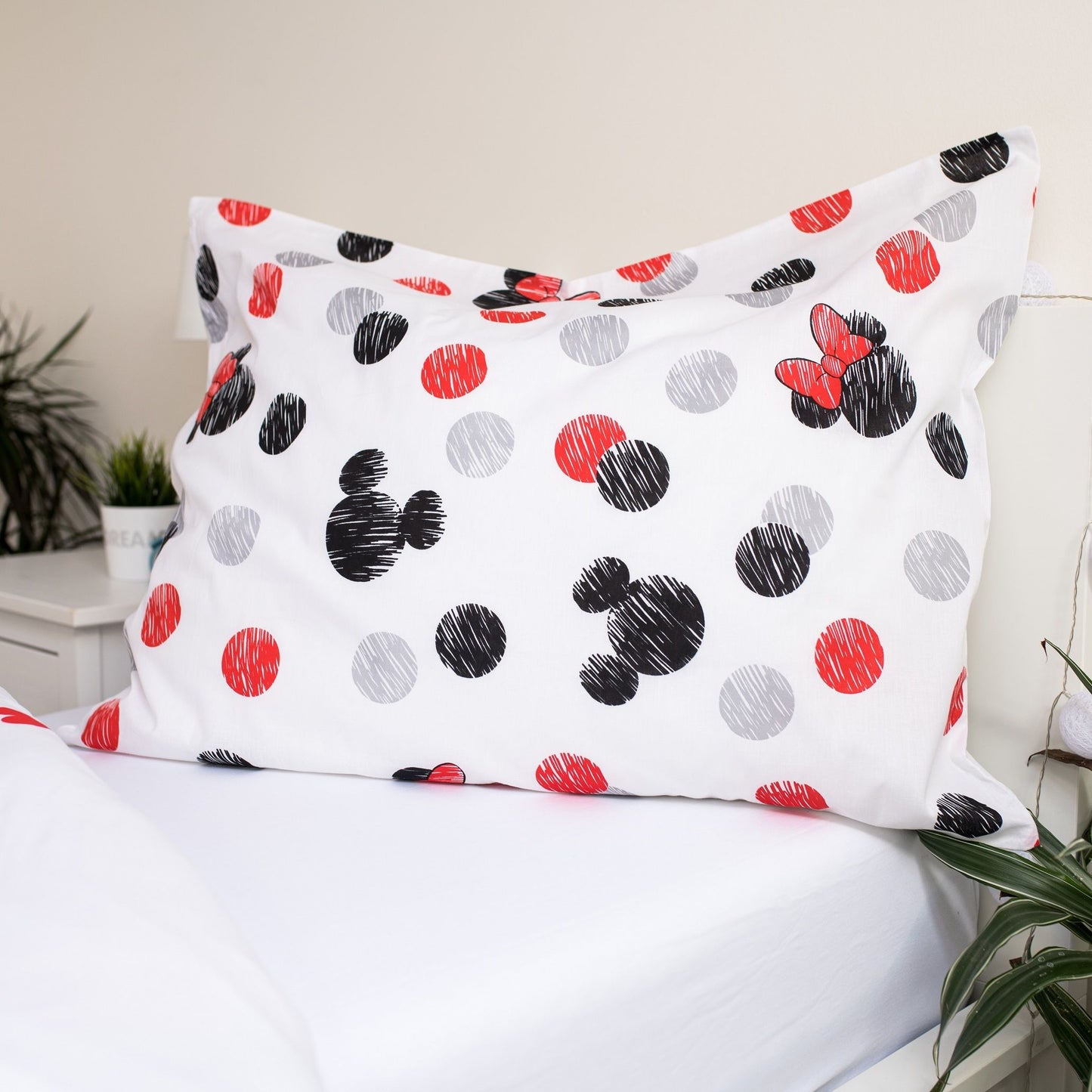 Disney Mickey Mouse Design Kuschelige Bettwäsche Baumwolle, 140x200 cm & 70x90 cm