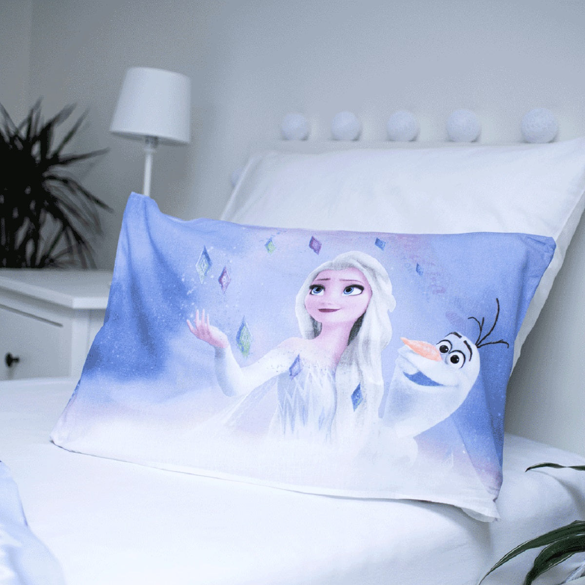 Disney Frozen Bettwäsche-Set – Kuschelige Kinderbettwäsche 100x135 cm & 40x60 cm