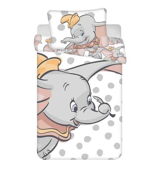 Disney Dumbo Bettwäsche – Bettbezug 100x135 cm & Kissenbezug 40x60 cm