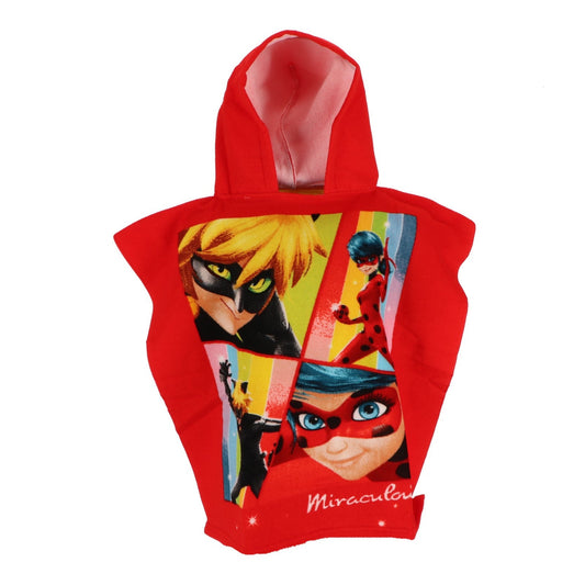 Miraculous Ladybug Badeponcho für Kinder Mit Kapuze und super Design
