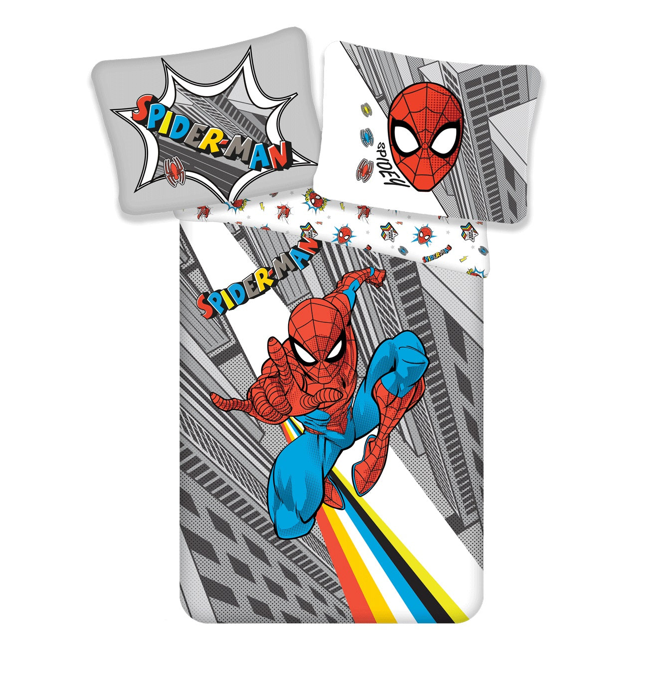 Spiderman Kuschelige Bettwäsche Baumwolle, 140x200 cm & 70x90 cm