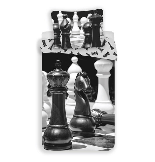 Chess Kuschelige Bettwäsche Baumwolle, 140x200 cm & 70x90 cm