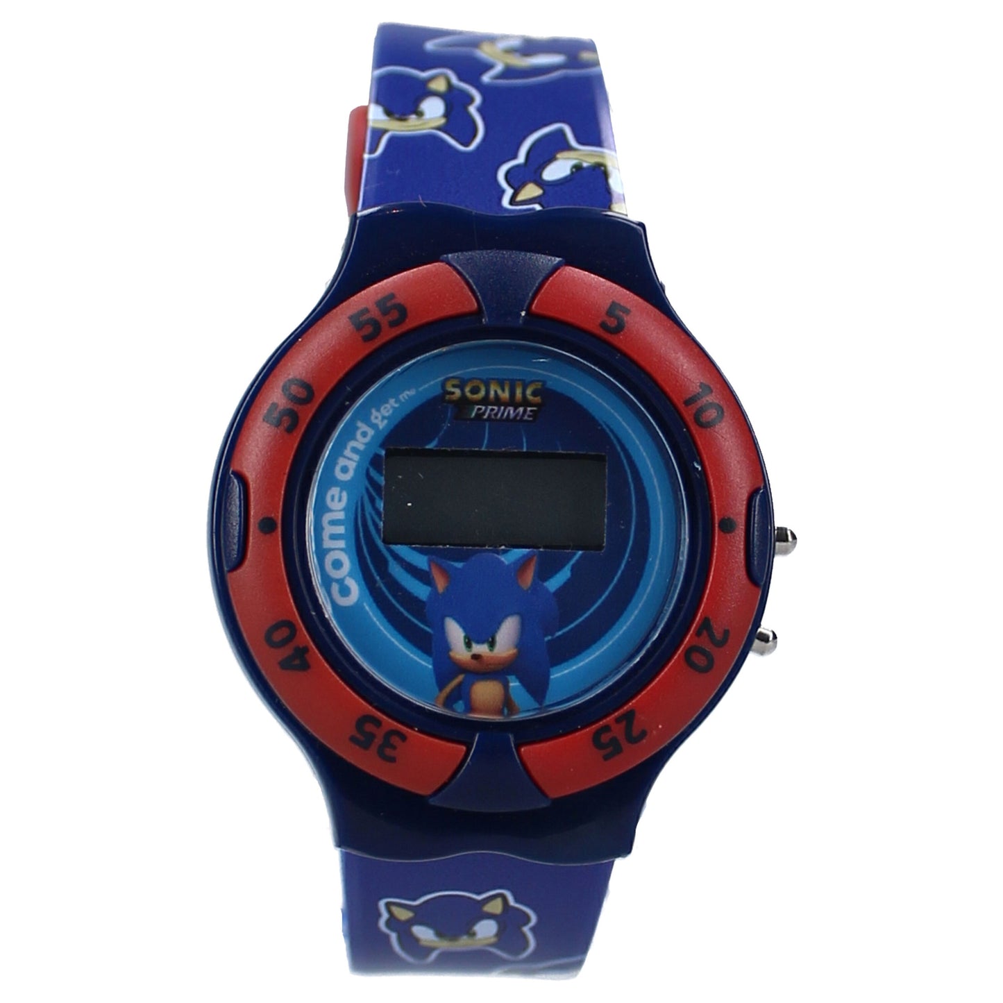 Sonic Kids Time! Digitale Kinderuhr mit Sonic-Motiv & PVC-Armband