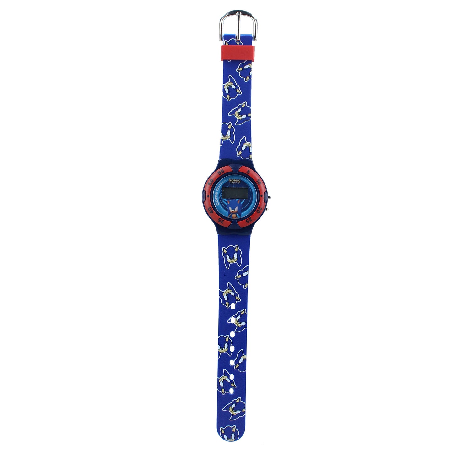 Sonic Kids Time! Digitale Kinderuhr mit Sonic-Motiv & PVC-Armband
