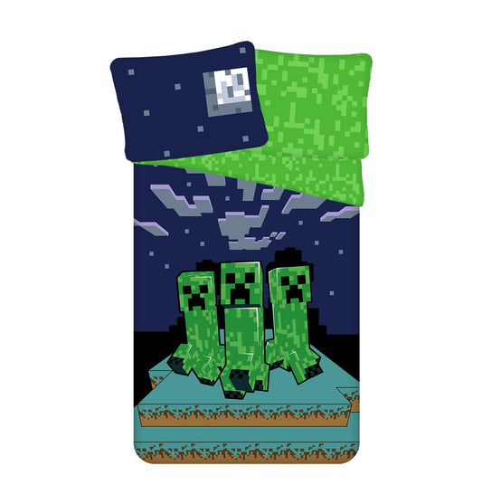 Minecraft Design Kuschelige Bettwäsche Baumwolle, 140x200 cm & 70x90 cm