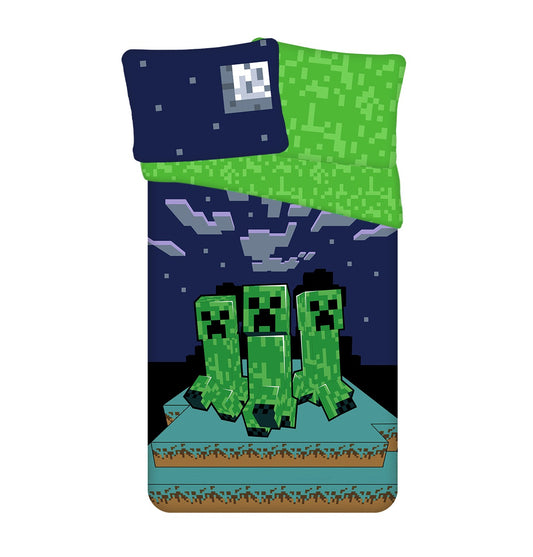 Minecraft Design Kuschelige Bettwäsche Baumwolle, 140x200 cm & 80x60 cm