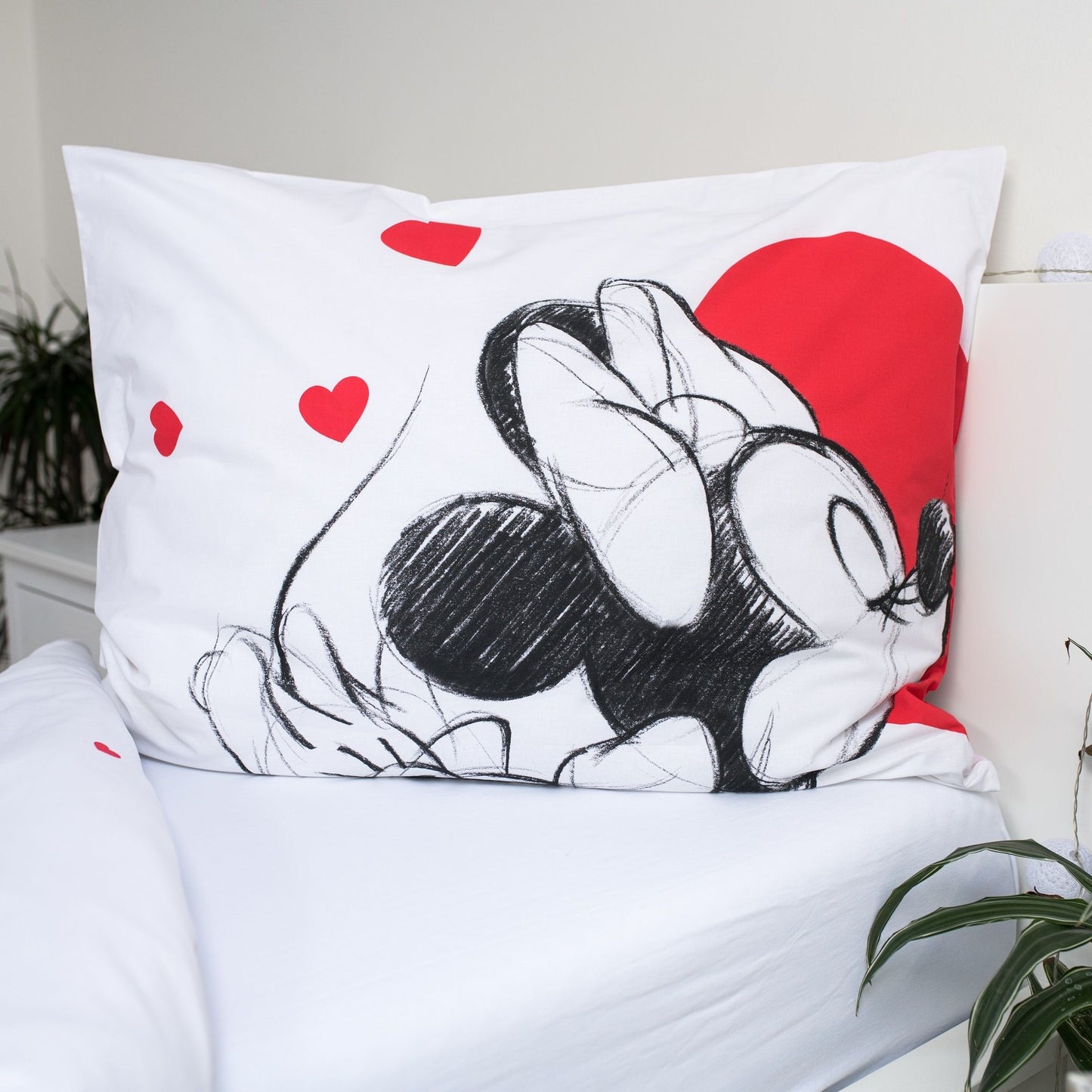 Disney Mickey Mouse Design Kuschelige Bettwäsche Baumwolle, 140x200 cm & 70x90 cm