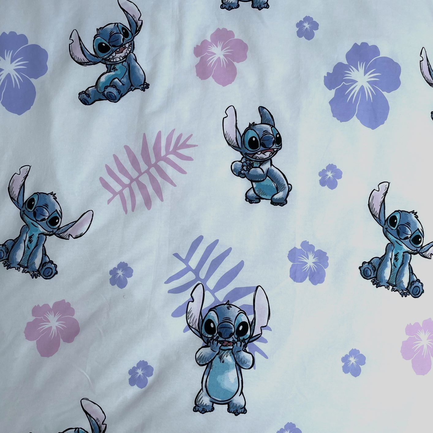 Lilo and Stitch Design Kuschelige Bettwäsche Baumwolle, 140x200 cm & 70x90 cm
