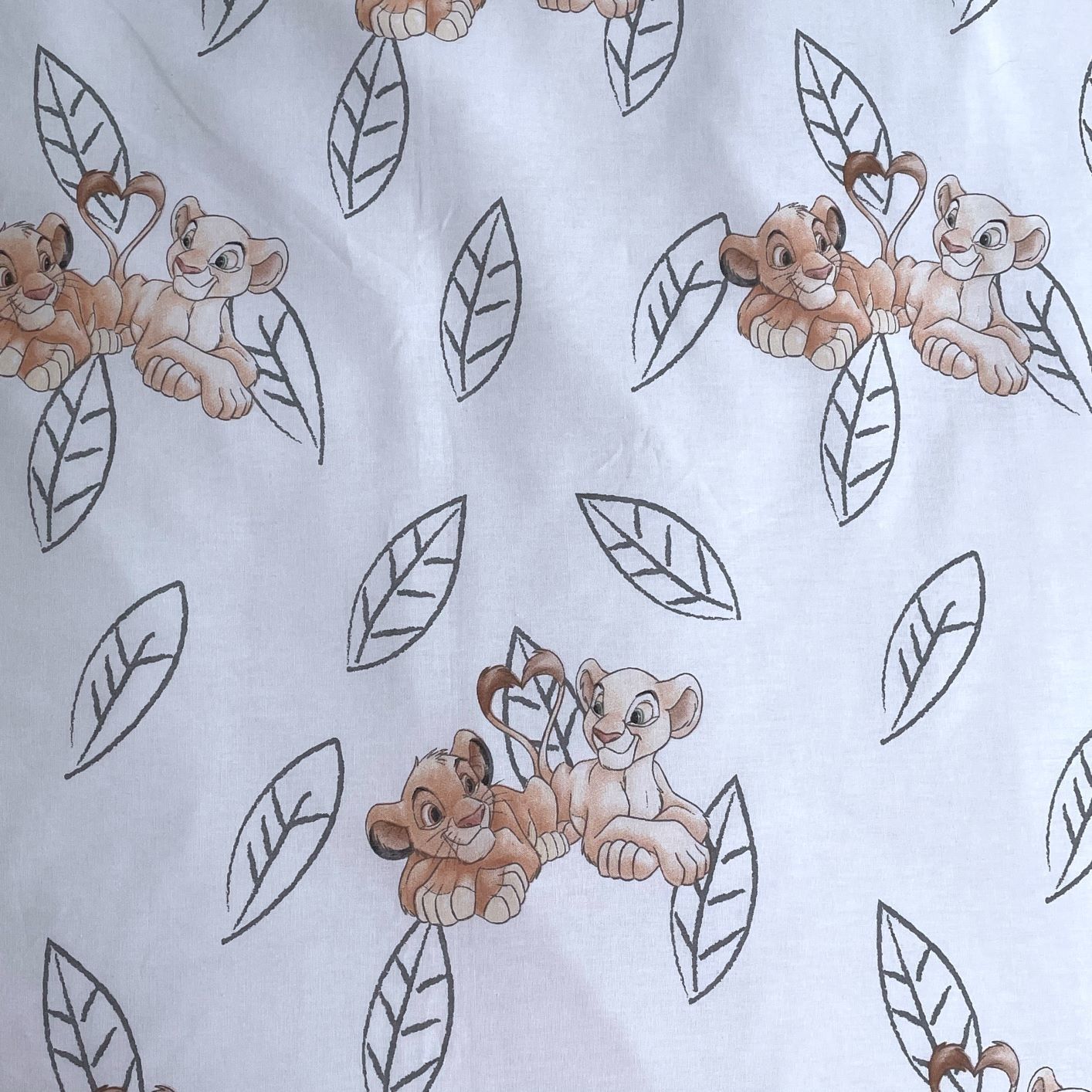 Lion King Design Kuschelige Bettwäsche Baumwolle, 140x200 cm & 70x90 cm