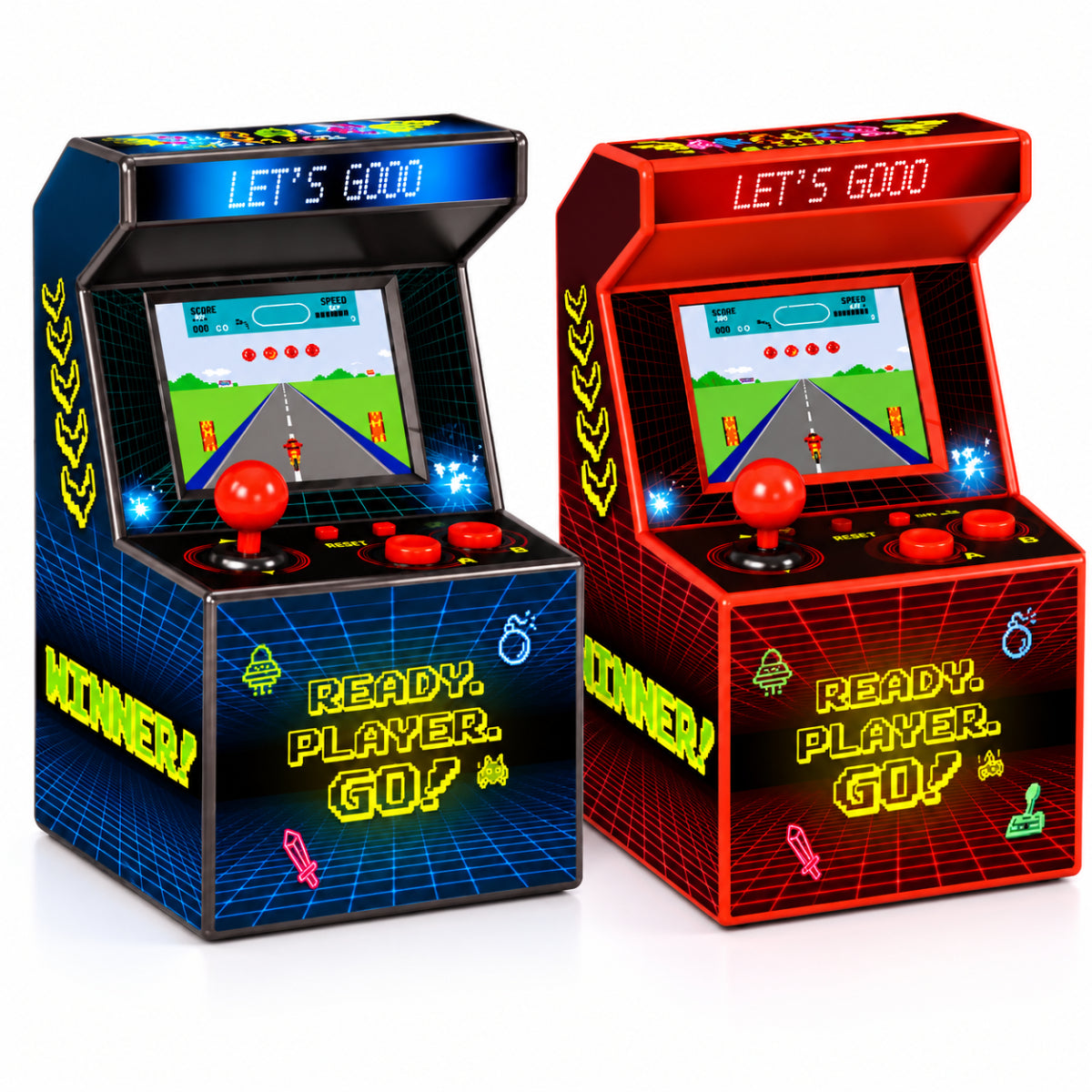 Retro Arcade Gamer Handheld Konsole mit 240 Spielen
