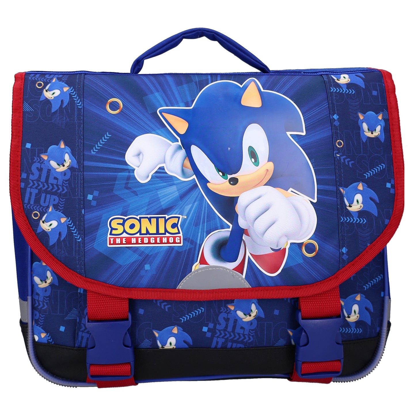Sonic Still Unstoppable 38 cm Schulrucksack Kinderrucksack Schultasche mit Frontfach