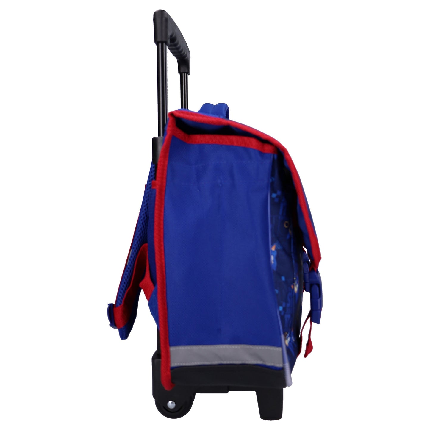 Sonic Still Unstoppable Schultrolley Kinderrucksack mit Frontfach und Schultergurten