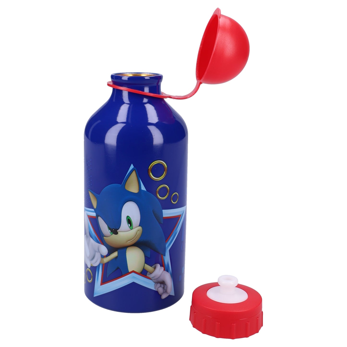 Sonic Trinkflasche 500 ml Kinderflasche Aluminium Wasserflasche Schule