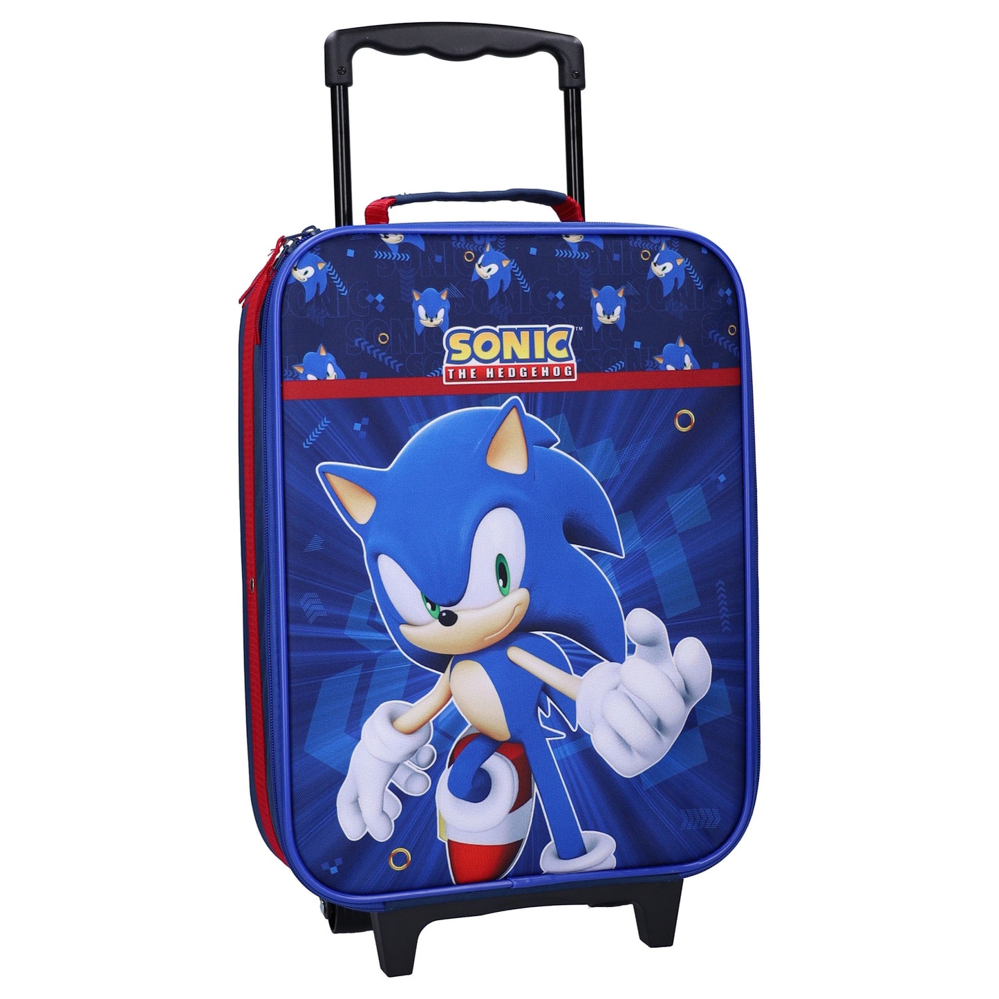 Sonic Trolley Koffer Kinder Reisekoffer mit Rollen Reisegepäck 49 cm