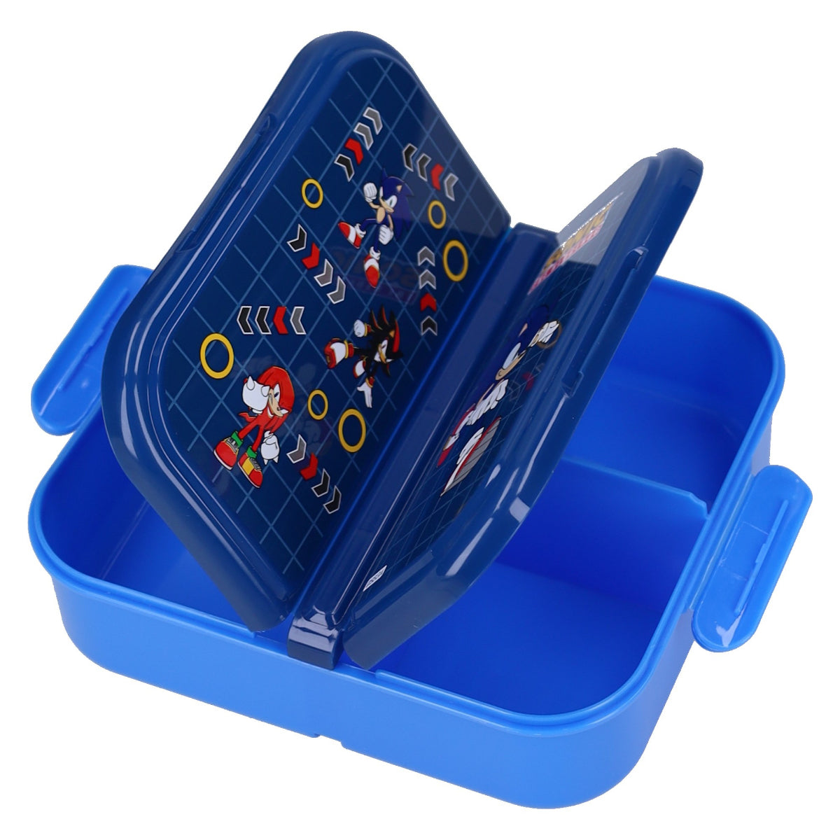 Sonic Brotdose Lunchbox für Kinder 1,4 l Snackbox für Schule und unterwegs