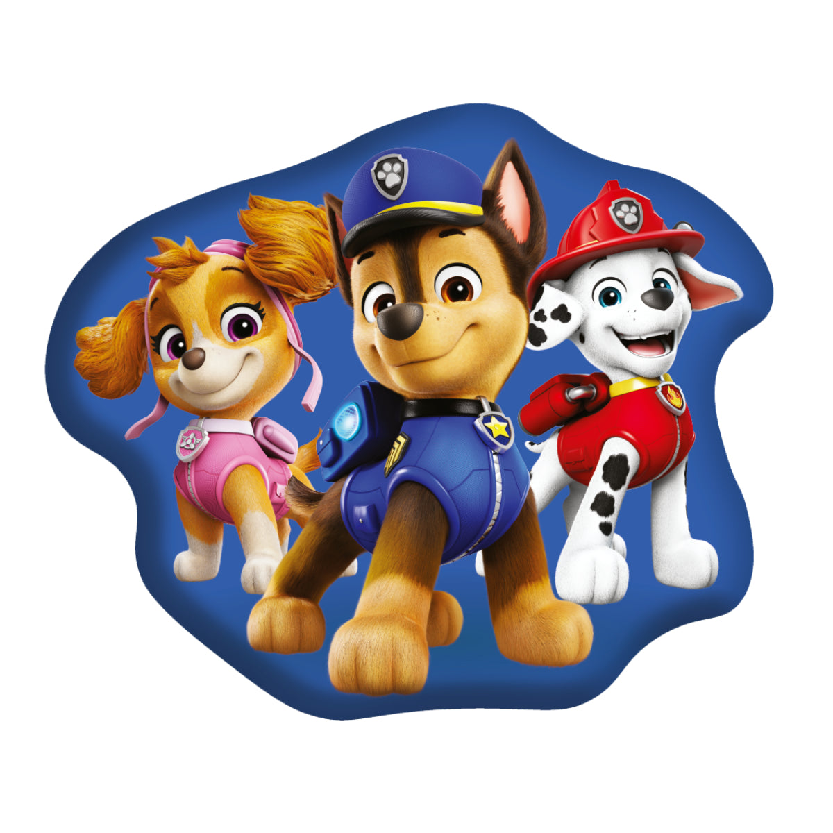 Paw Patrol Trio Formkissen 35 × 30 cm für Kinderzimmer Bett Sofa und Dekoration
