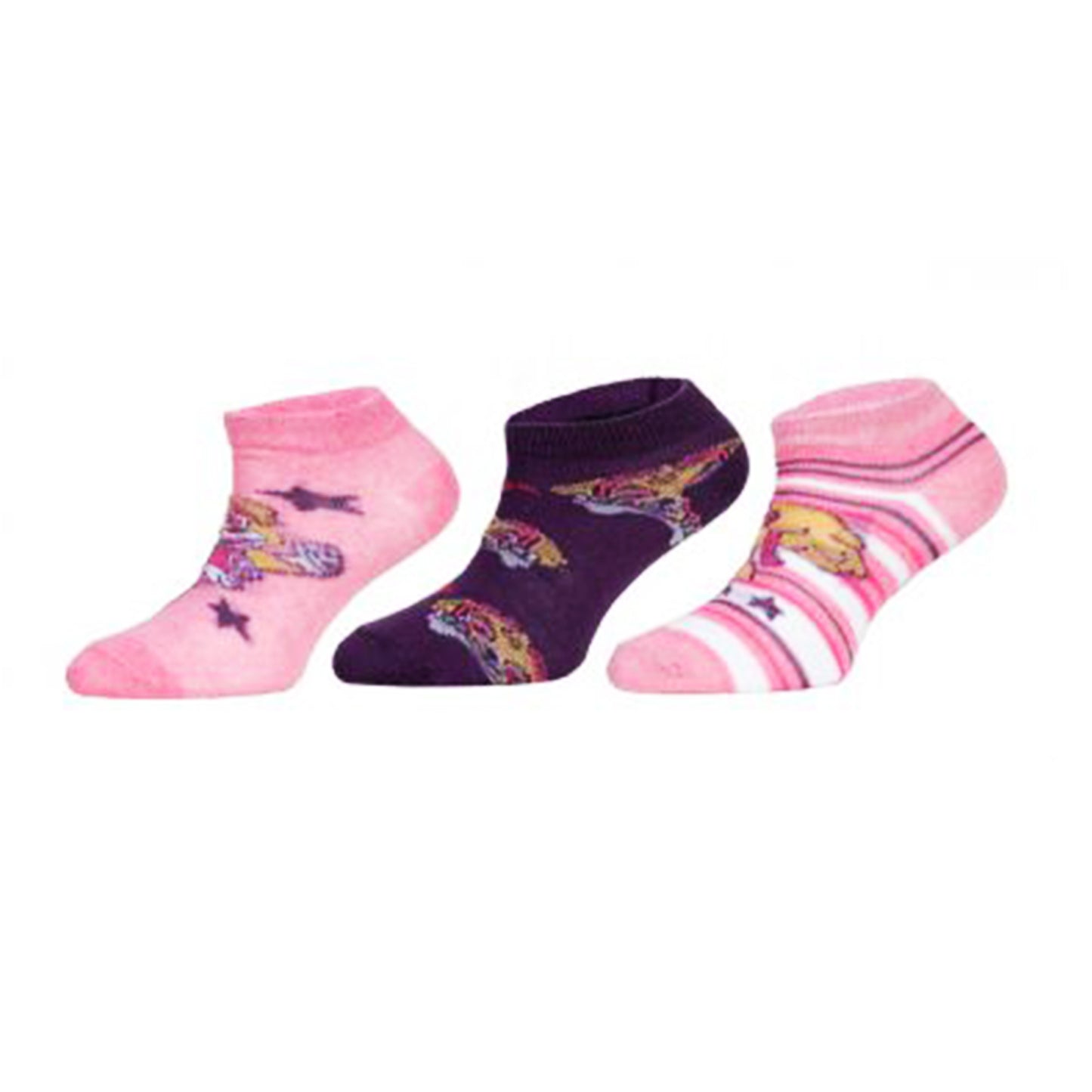 Paw Patrol Socken Set – 3 Paar Sneaker Strümpfe für Mädchen