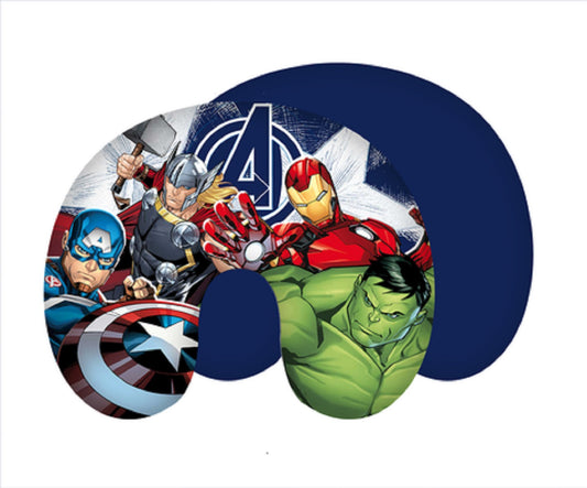 Avengers U-förmiges Reisekissen – Weiches Nackenkissen für Flugzeug, Auto & Zug