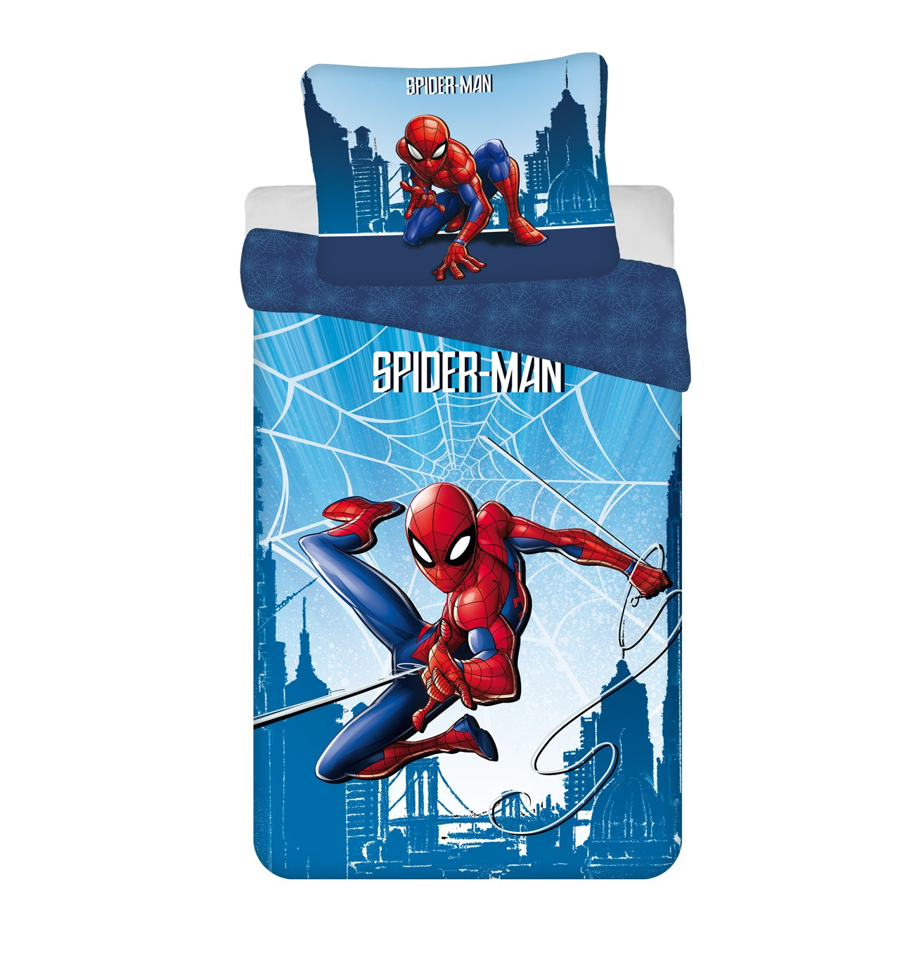 Spiderman Kuschelige Bettwäsche Baumwolle, 140x200 cm & 70x90 cm