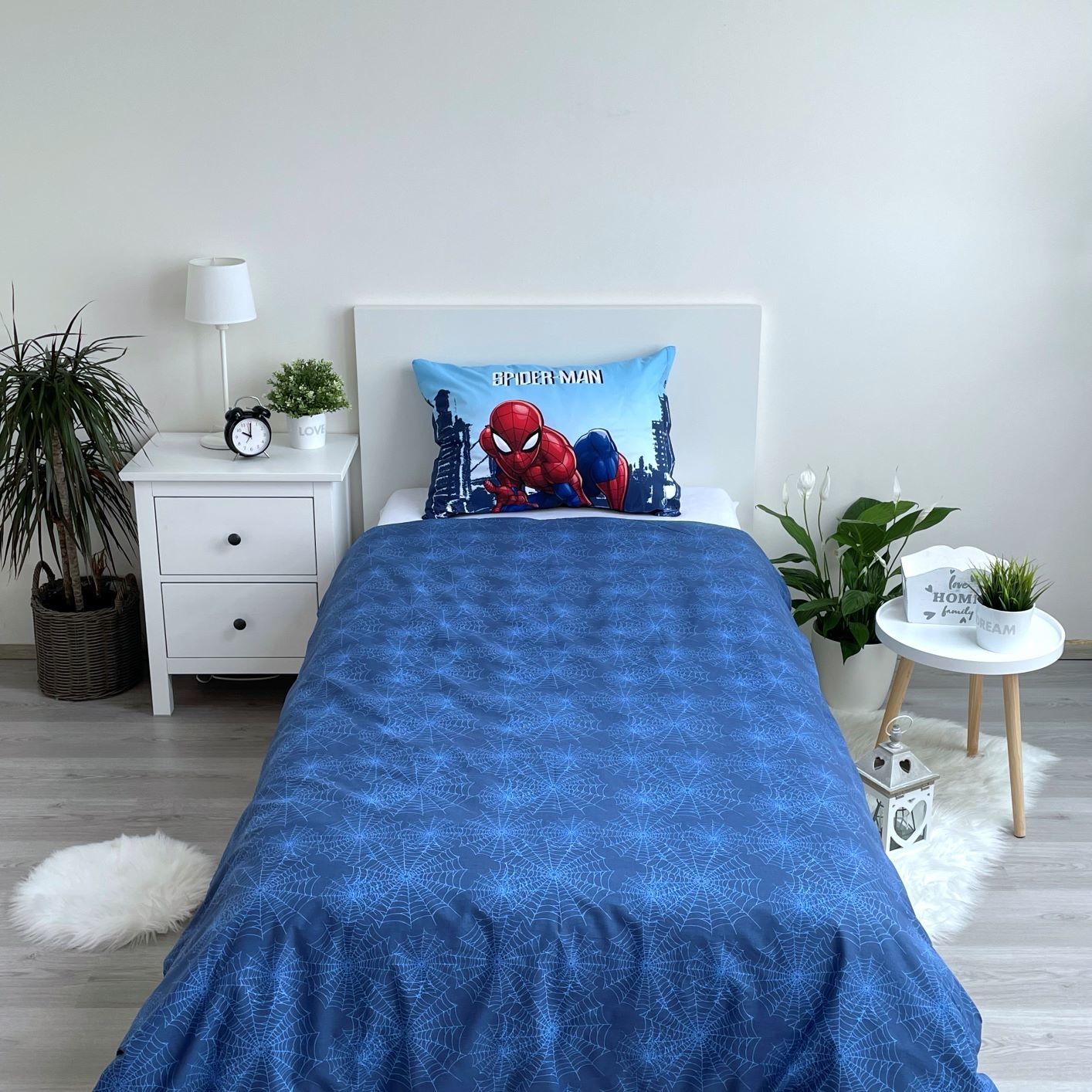 Spiderman Kuschelige Bettwäsche Baumwolle, 140x200 cm & 50x70 cm